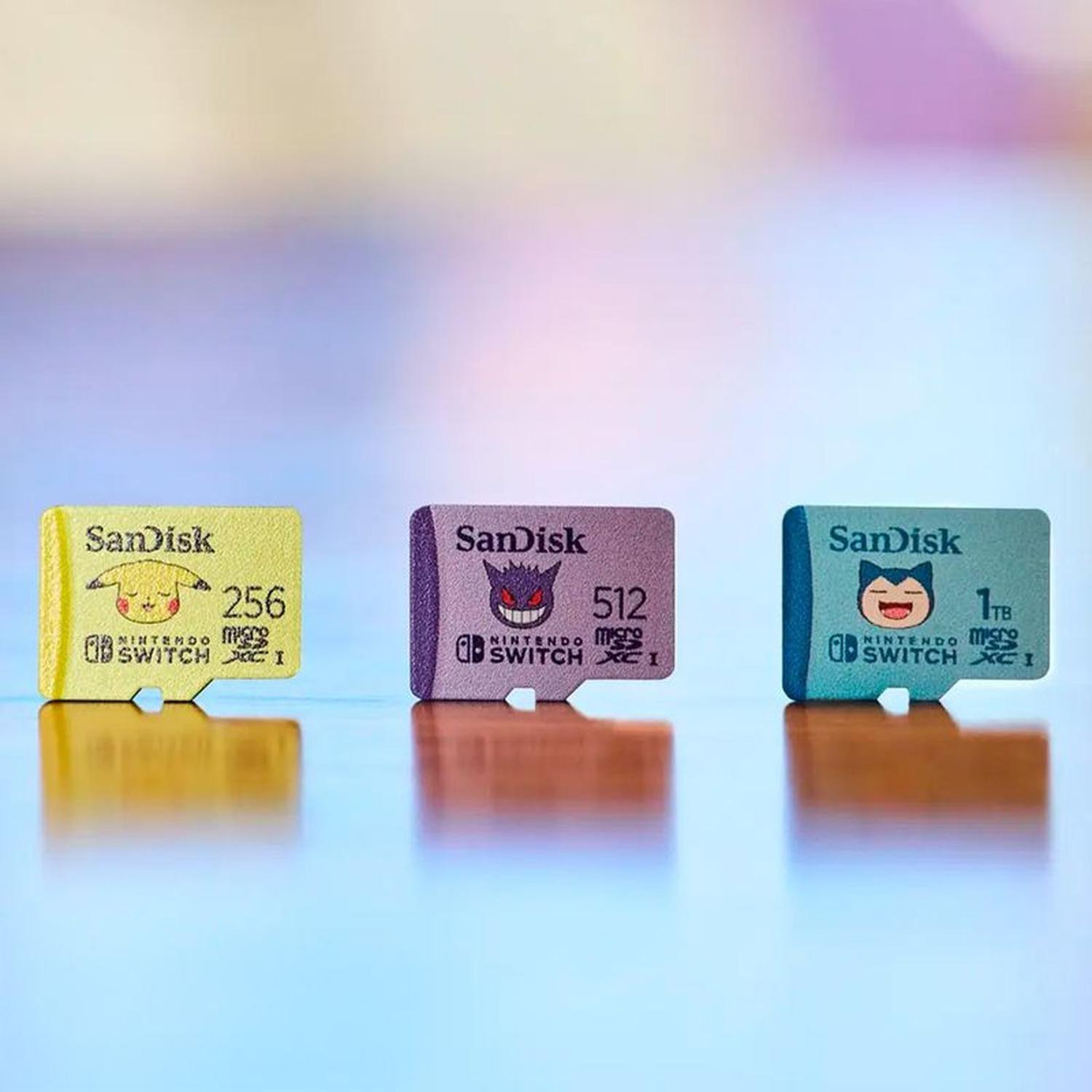 MicroSD SanDisk Pokémon 512GB Nintendo Switch-3