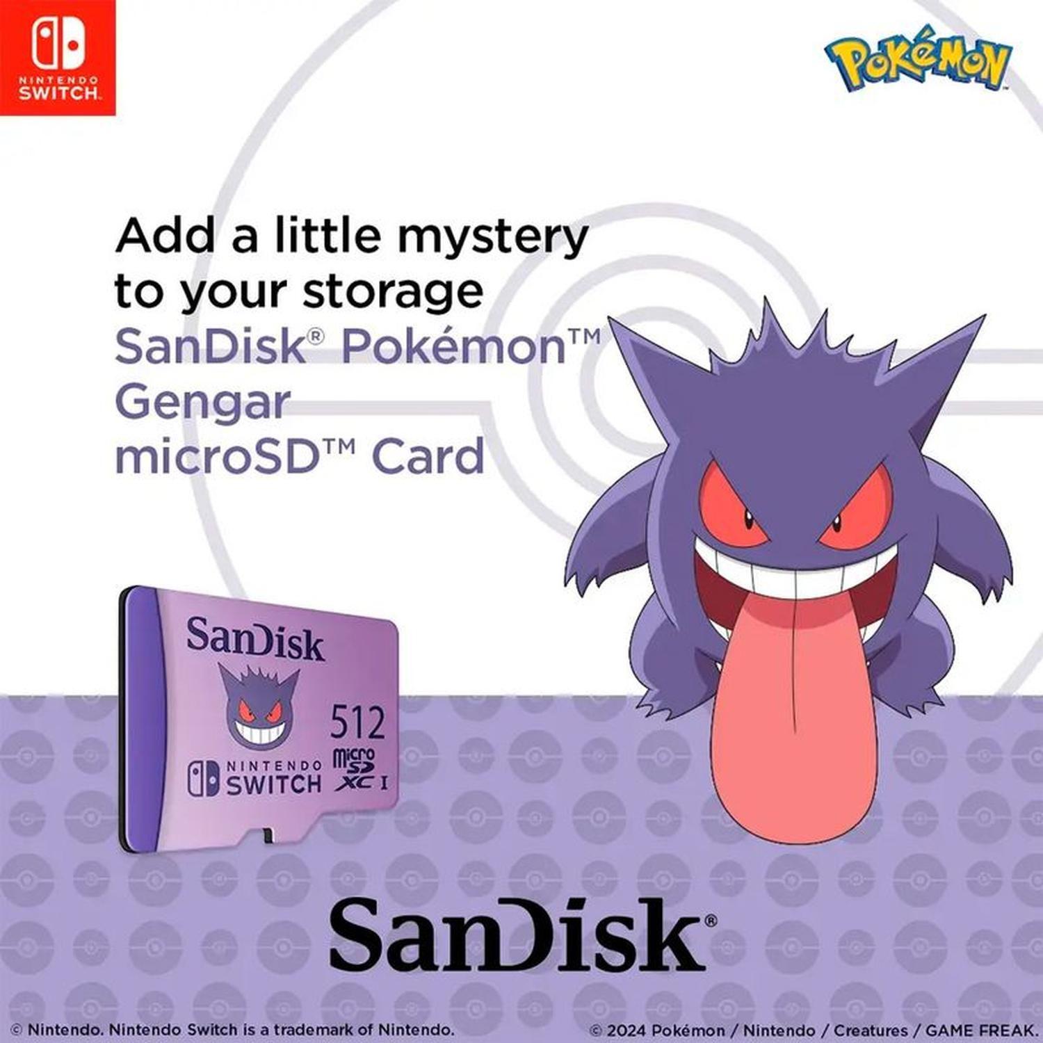 MicroSD SanDisk Pokémon 512GB Nintendo Switch-4