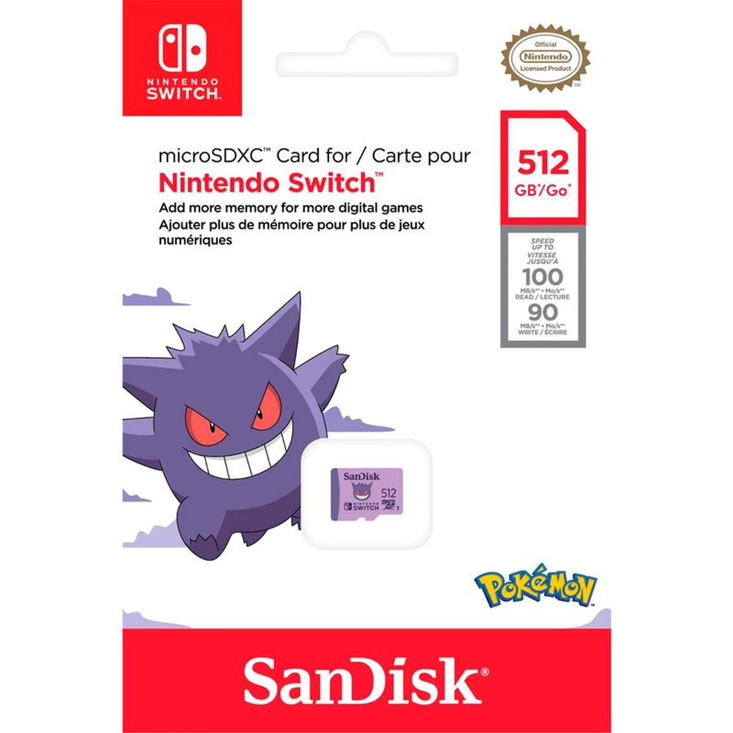 MicroSD SanDisk Pokémon 512GB Nintendo Switch-5