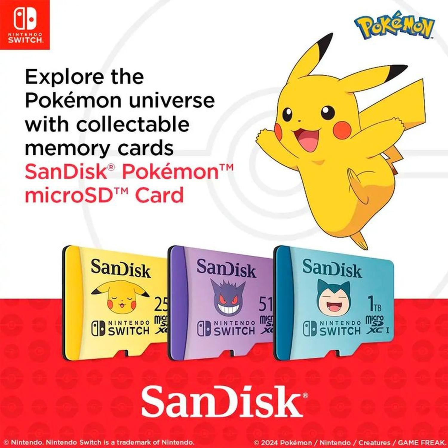 MicroSD SanDisk Pokémon 512GB Nintendo Switch-6