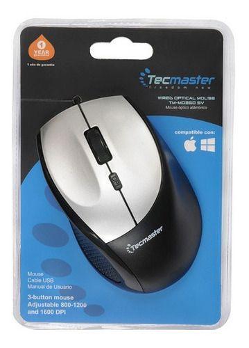 Mouse Tecmaster Tm-m0360 Gris-2
