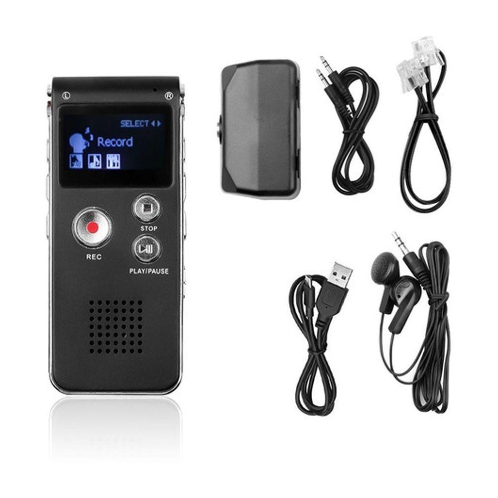 Grabadora Digital Profesional De Voz 8gb Mp3 Welife W-2951-1
