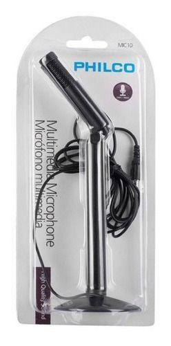 Microfono Multimedia Escritorio Philco Mic10-2