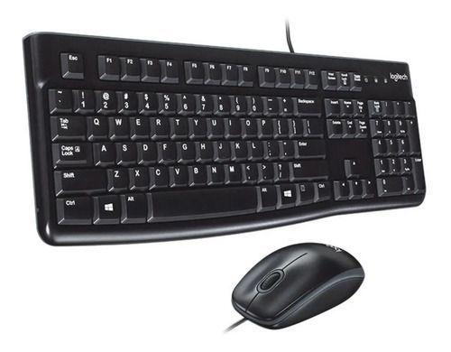 Teclado Y Mouse Combo Logitech Usb Cable Mk120-3