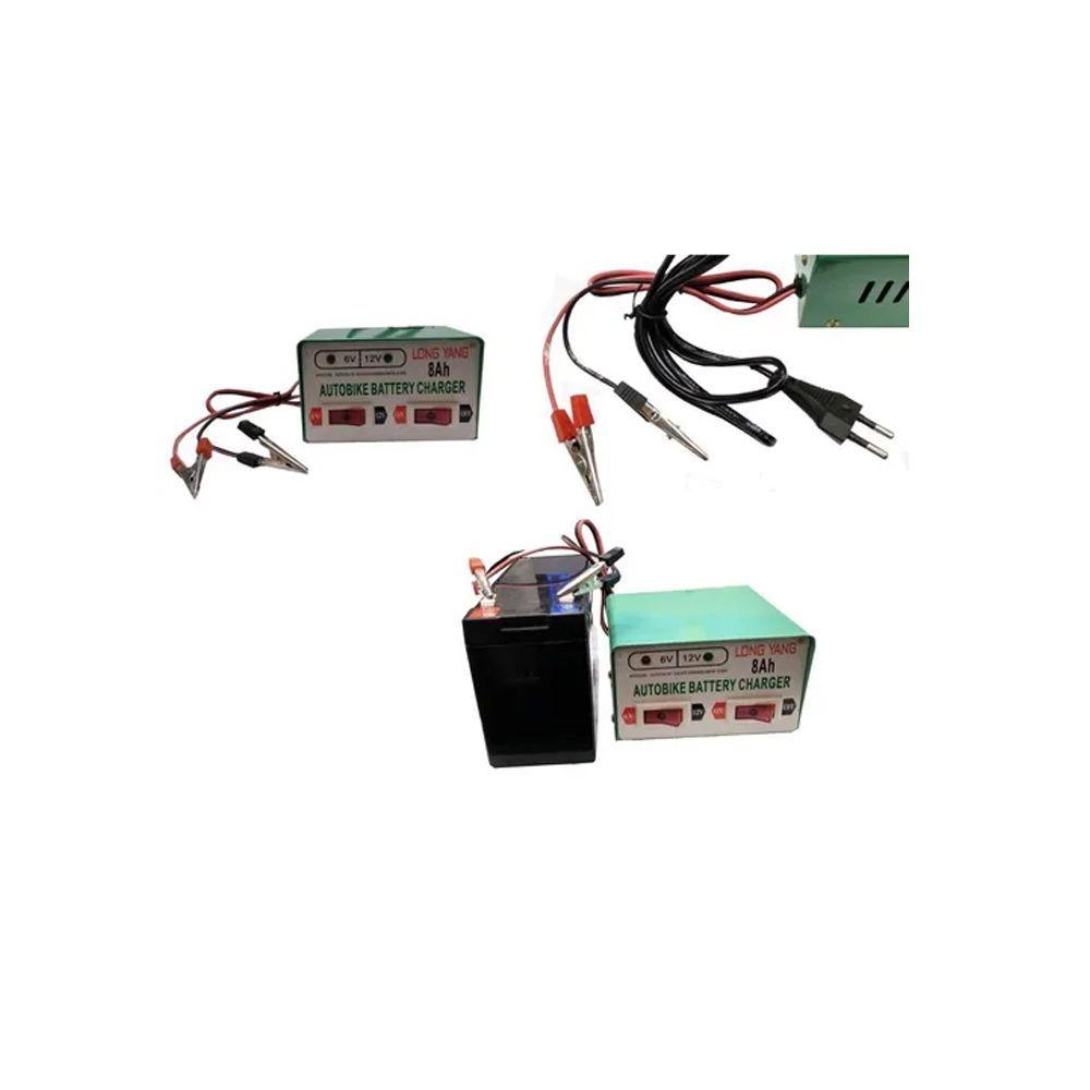 Cargador De Bateria Para Autos Y Motos 12v / 6v - 8ah-2