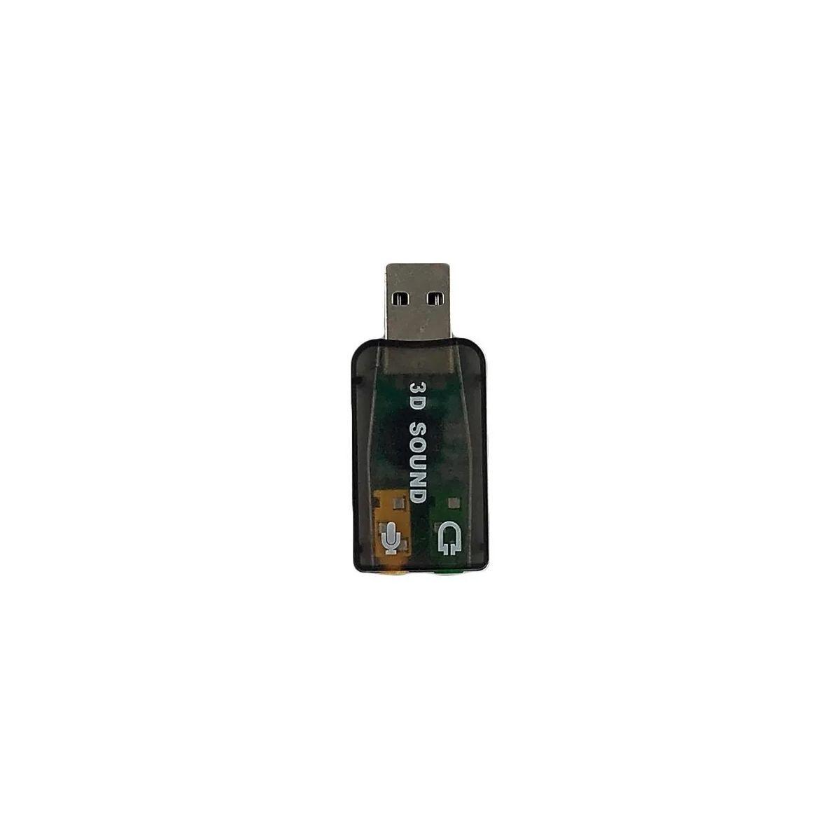 Tarjeta De Sonido USB DBTS20BK DBLUE AUX / Microfono-0