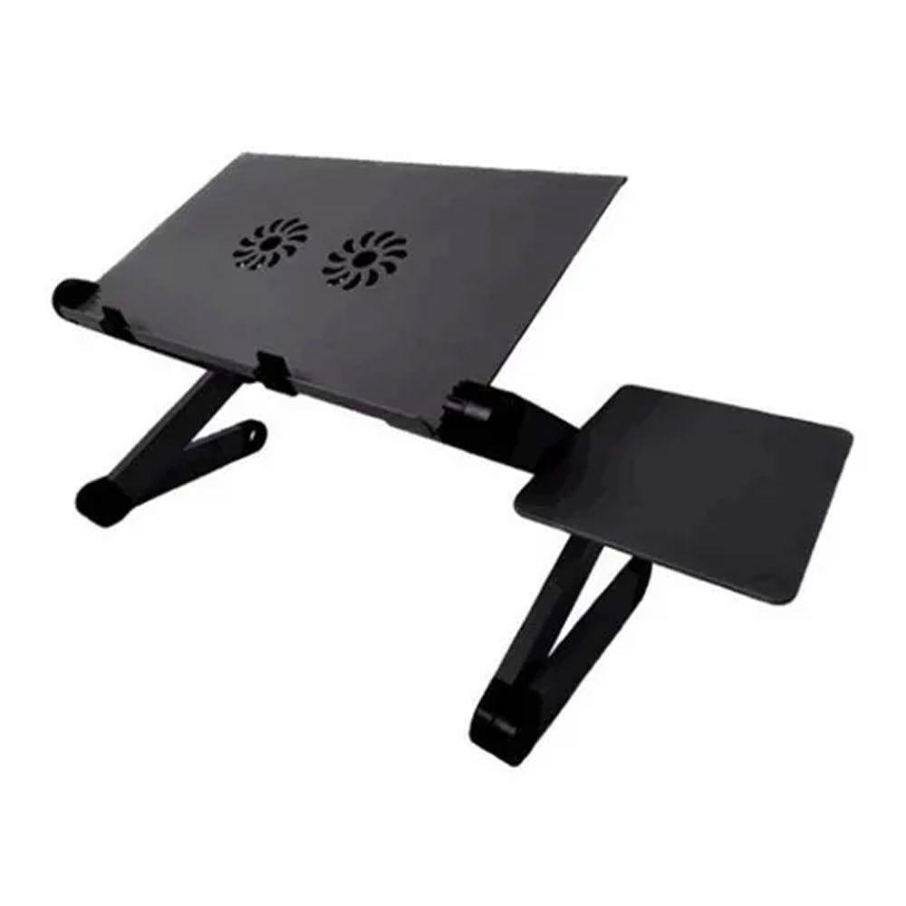 Mesa Plegable Portátil Notebook Con 2 Ventiladores Welife - Audiomobile-0