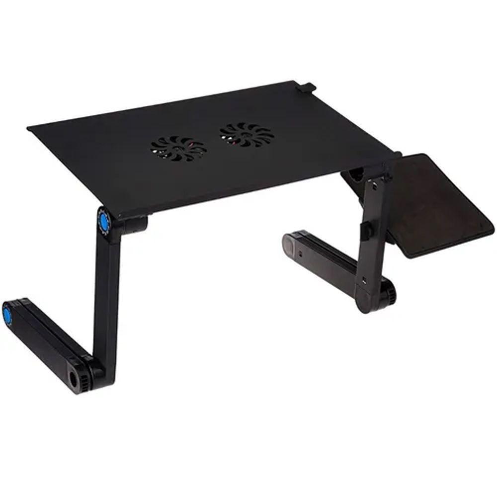 Mesa Plegable Portátil Notebook Con 2 Ventiladores Welife - Audiomobile-2