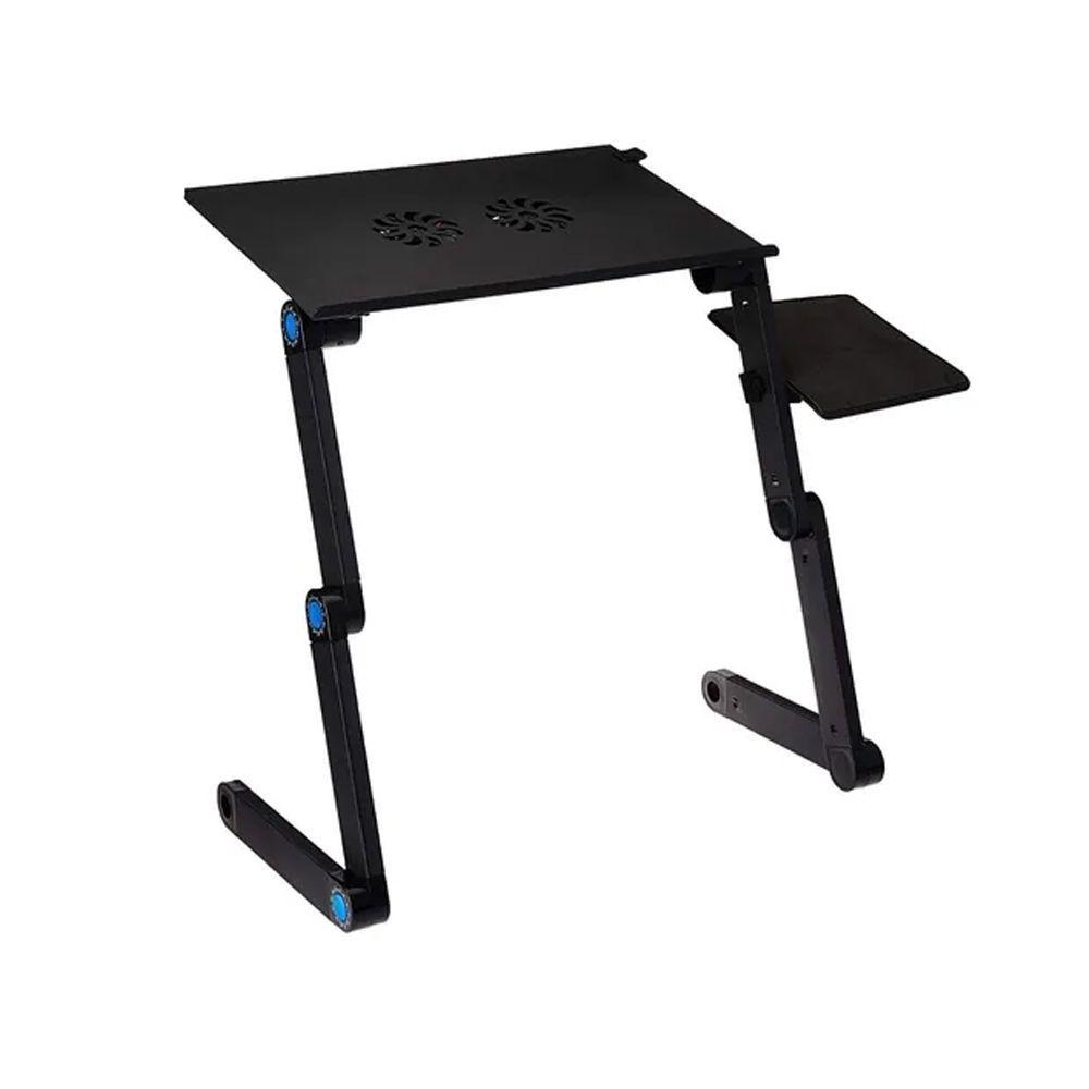 Mesa Plegable Portátil Notebook Con 2 Ventiladores Welife - Audiomobile-1