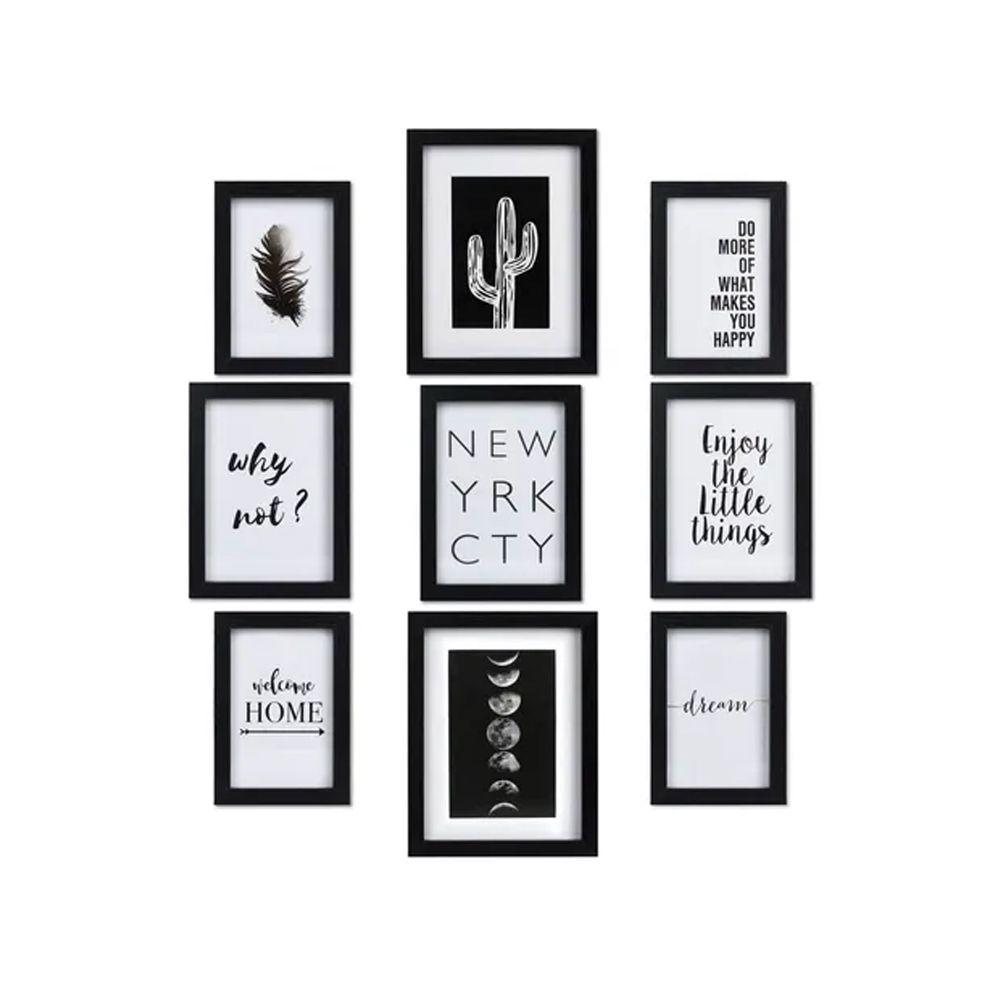 Marcos De Foto Set 9 Unidades Cuadros Decorativos Welife-0
