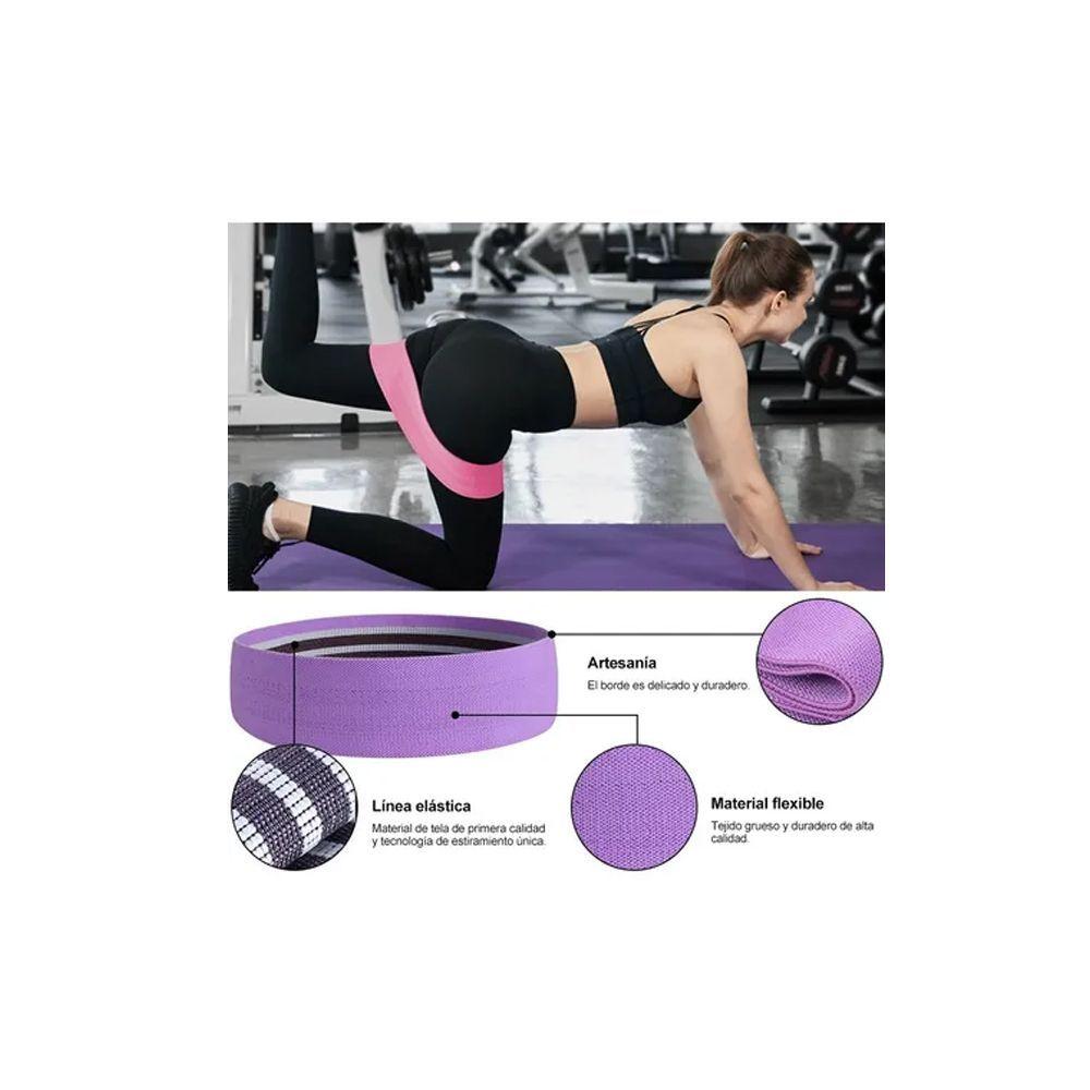 Set 3 Bandas Resistencia Ejercicio Antideslizante Welife-4