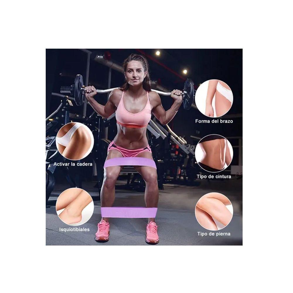 Set 3 Bandas Resistencia Ejercicio Antideslizante Welife-2