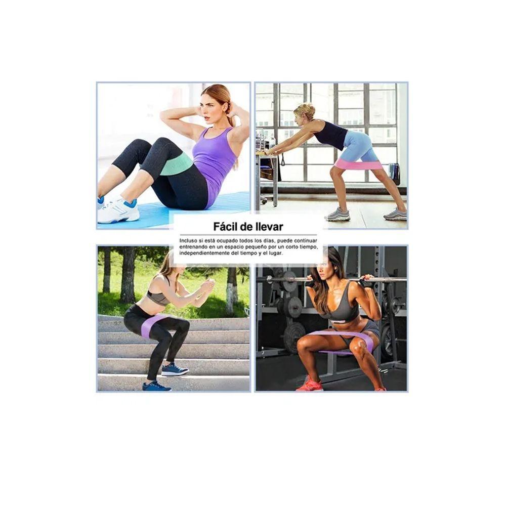 Set 3 Bandas Resistencia Ejercicio Antideslizante Welife-6
