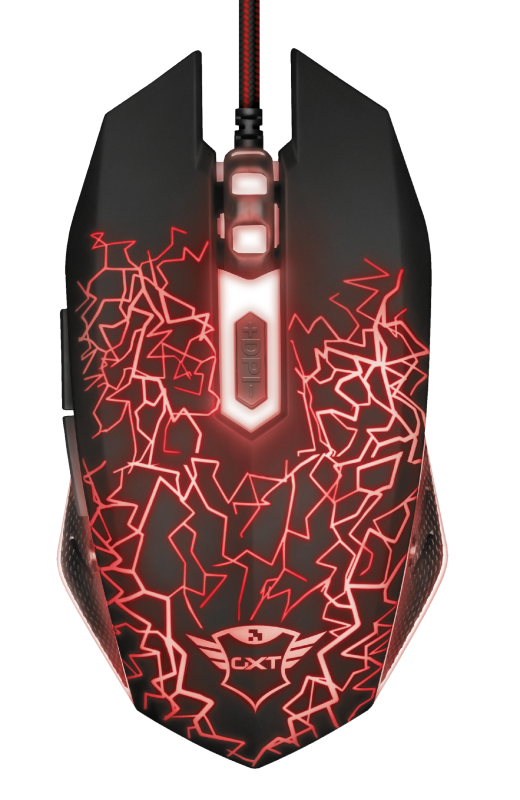 Mouse Gamer Trust Gxt 105 2400 Dpi 6 Botones-0