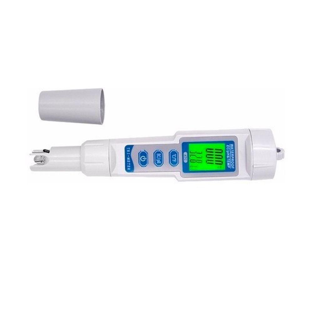 Medidor De Ph Ec Y Temperatura Del Agua 3 En 1 Welife W-2949-0