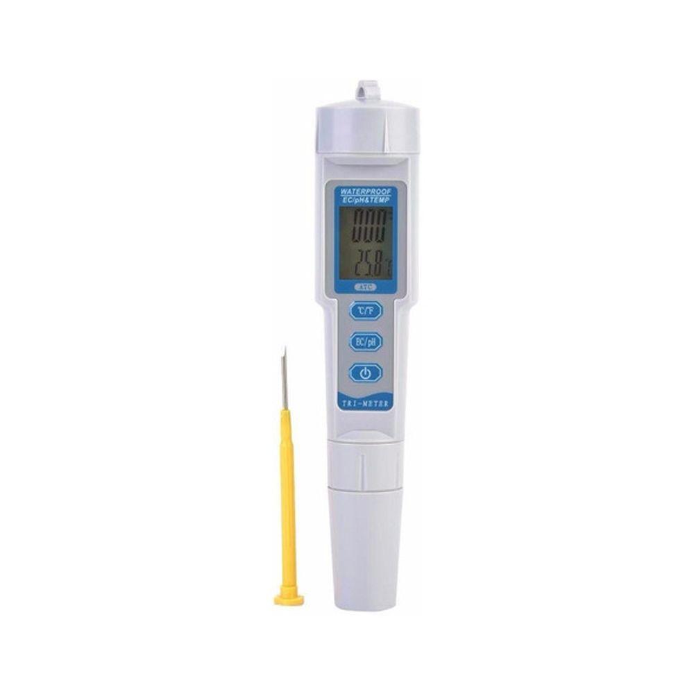 Medidor De Ph Ec Y Temperatura Del Agua 3 En 1 Welife W-2949-1