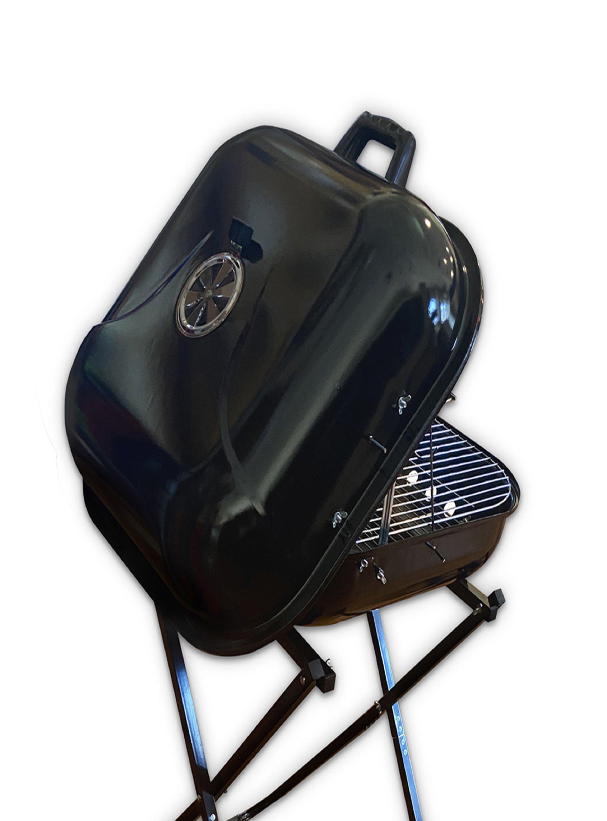 Parrilla Plegable con Ruedas-2