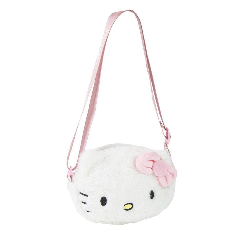 Bolso de Peluche Hello Kitty: ¡Suavidad y Estilo Kawaii!-2
