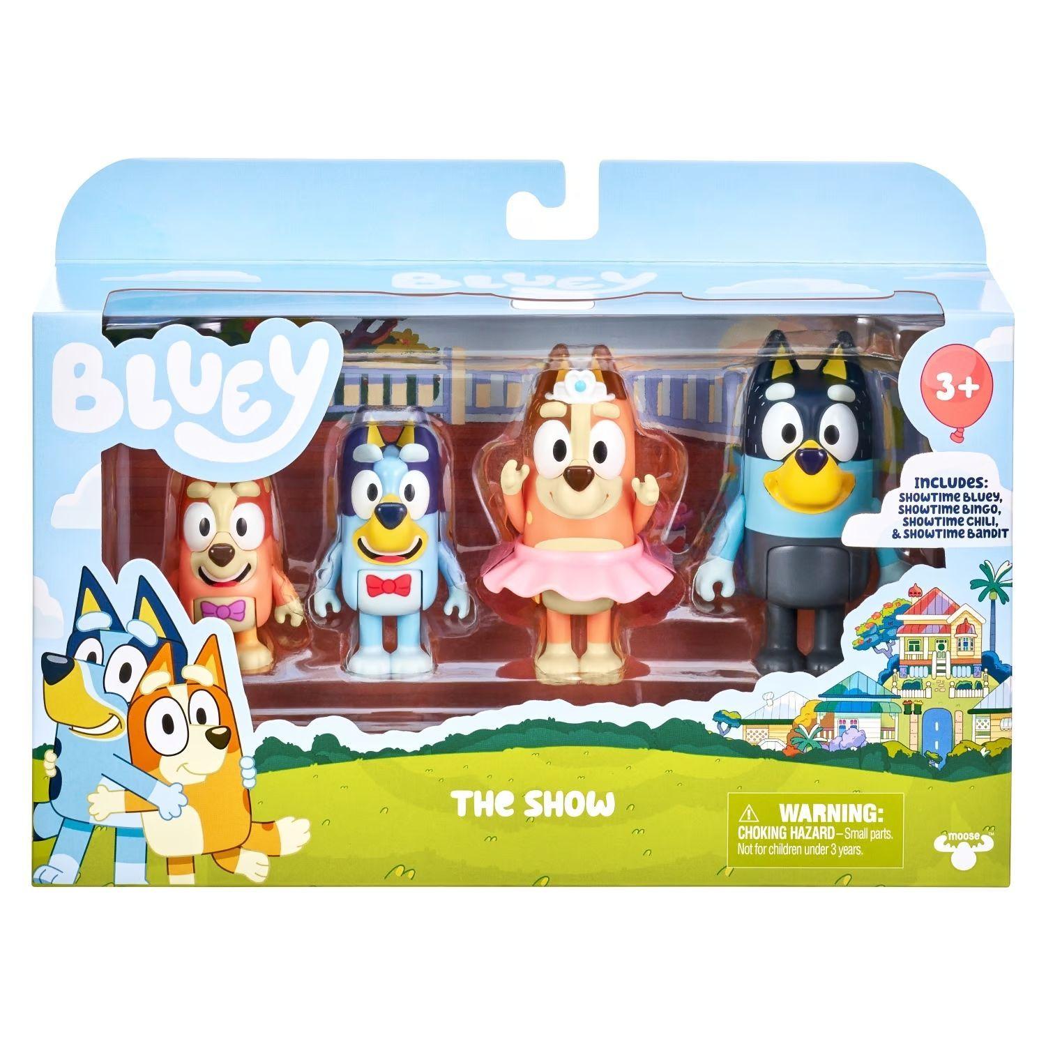 Bluey Set 4 Figuras The Show-0