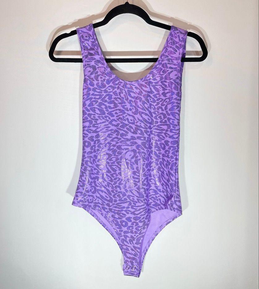 Body Mujer Musculosa Metalizado Morado-1