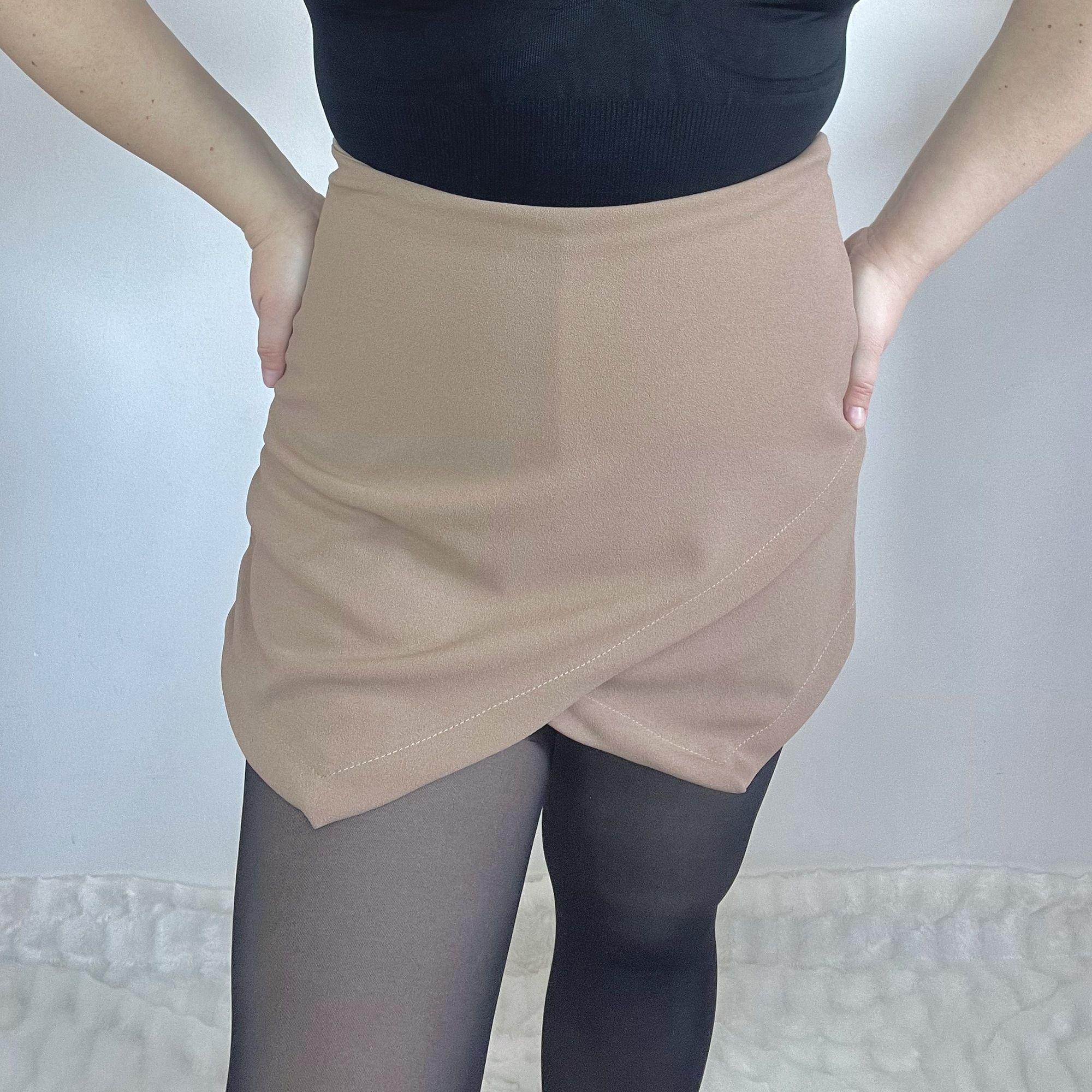 Falda Short Mujer Cruzada-2