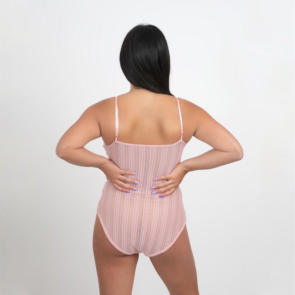 Body Encaje Brillos Rosado-2