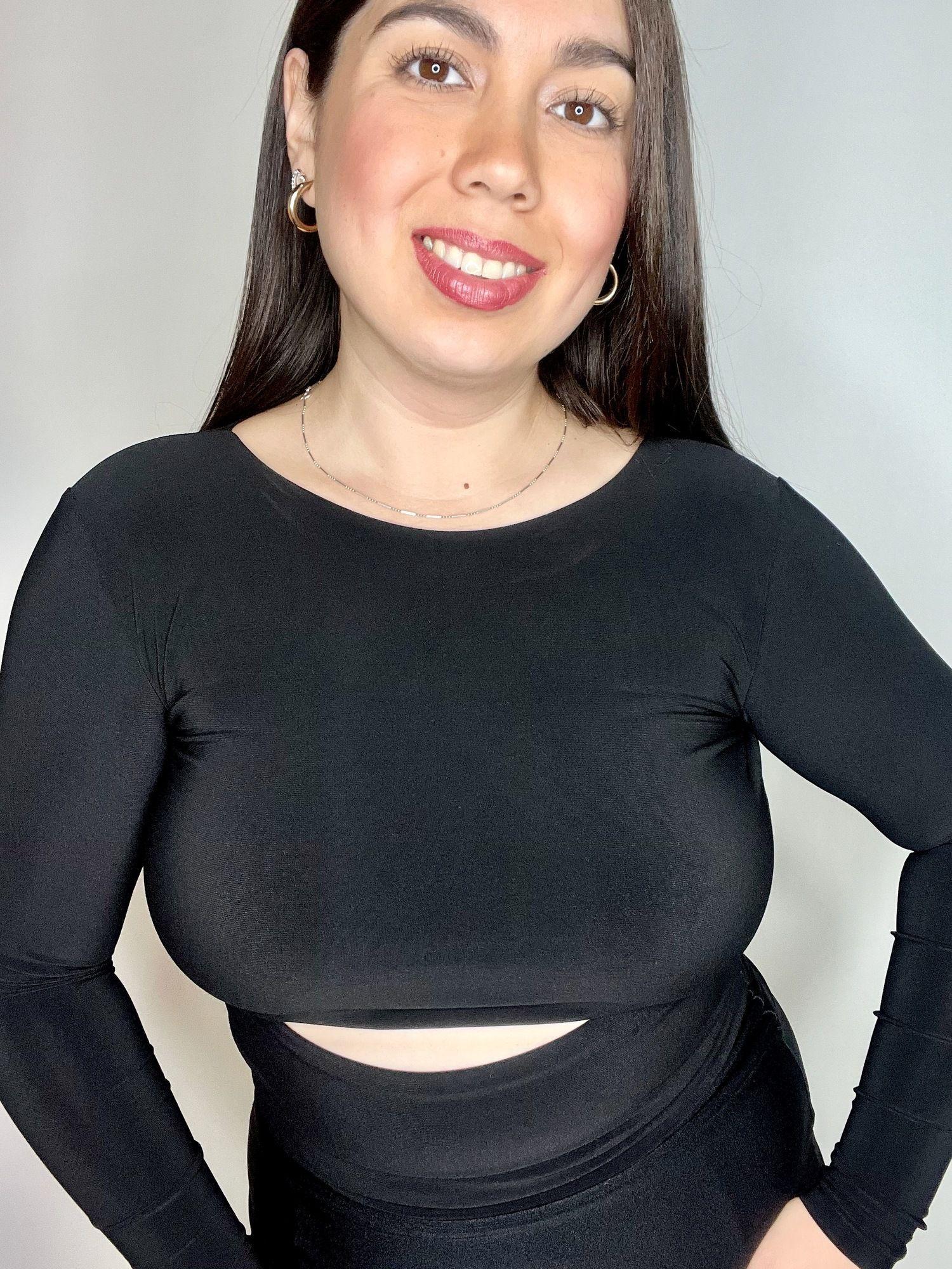 Polera Abertura Negro-3