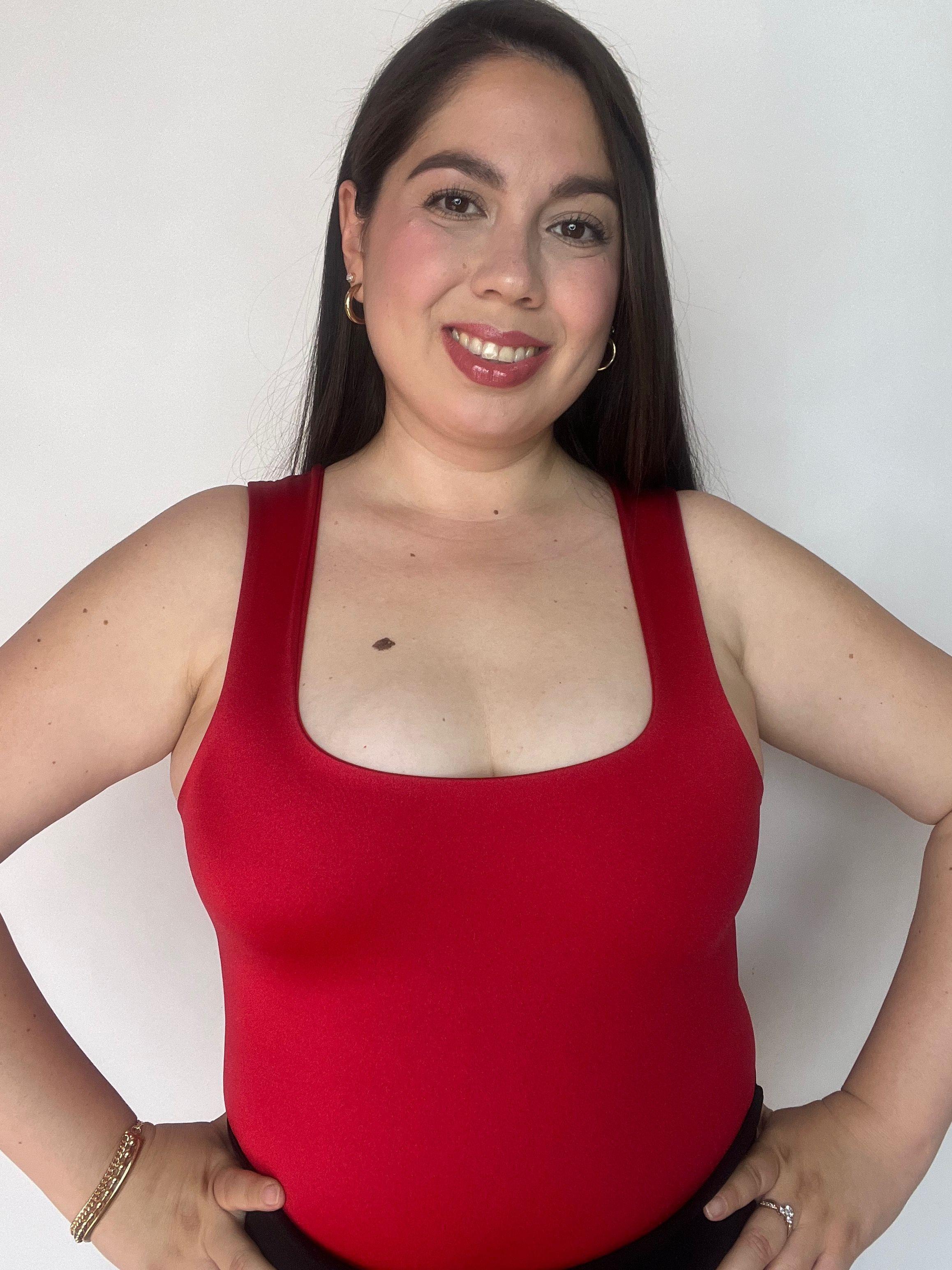 Body Mujer Escote Cuadrado Musculosa-0