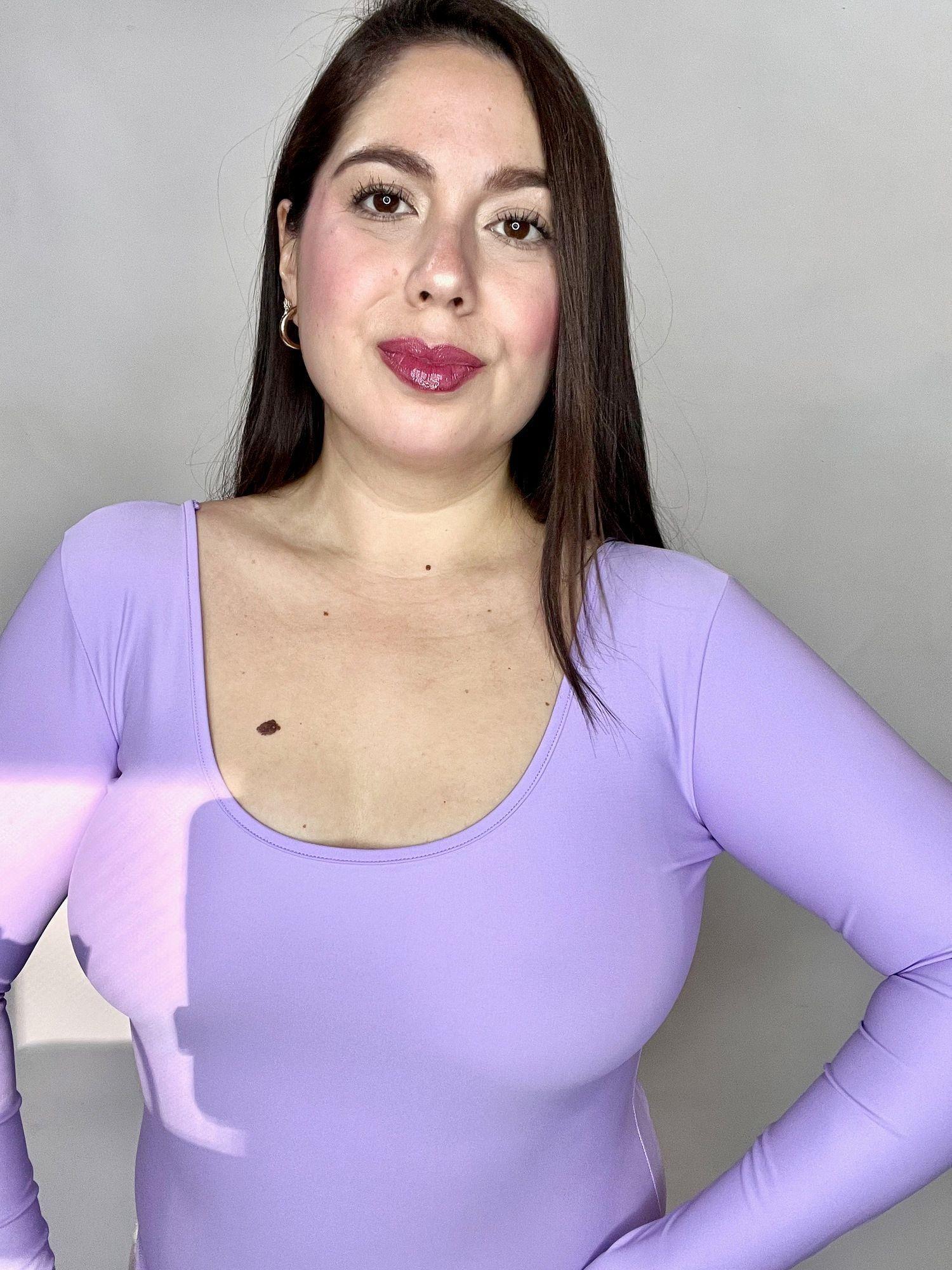 Body Escote Redondo Lila-4