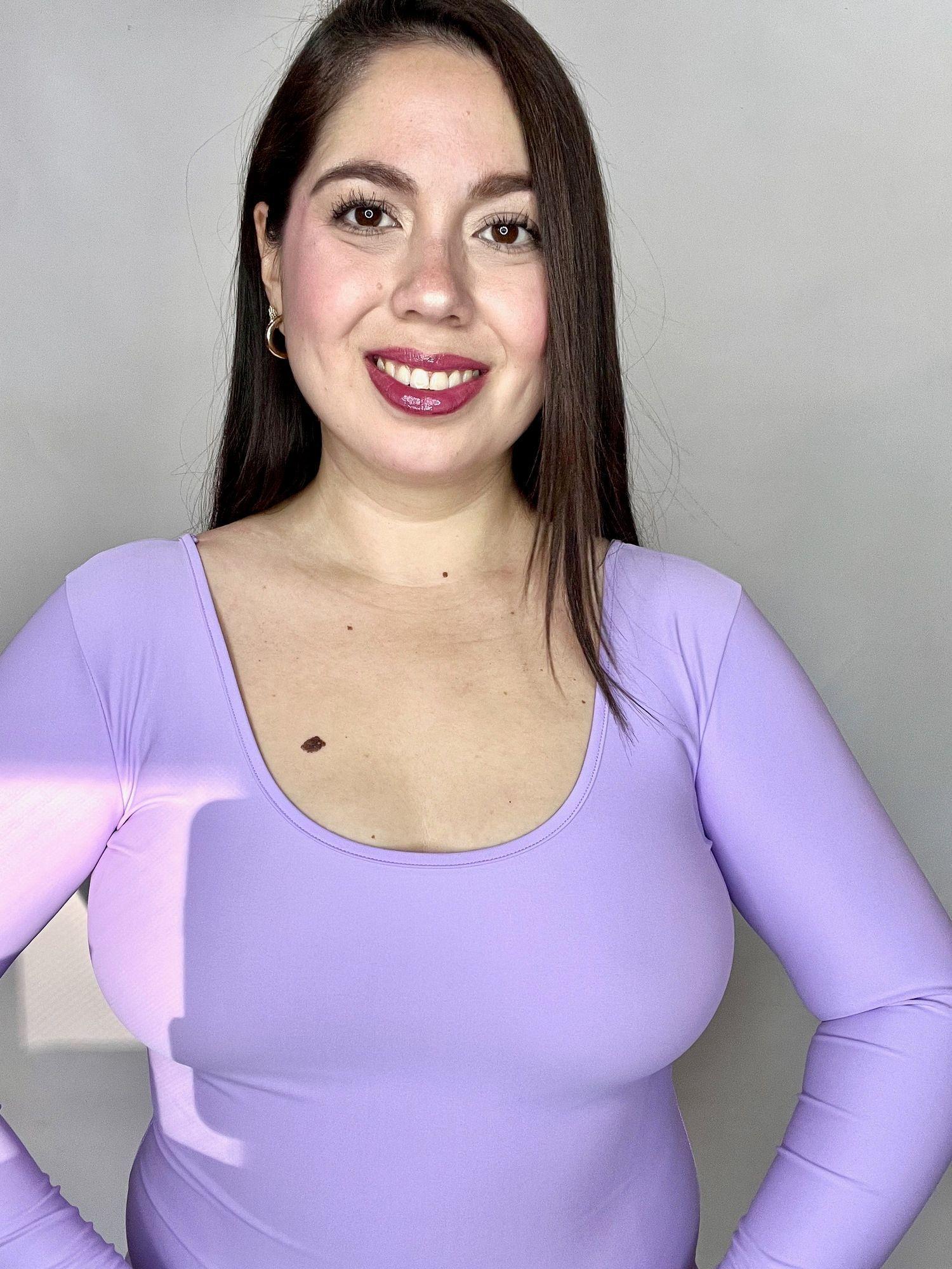 Body Escote Redondo Lila-6