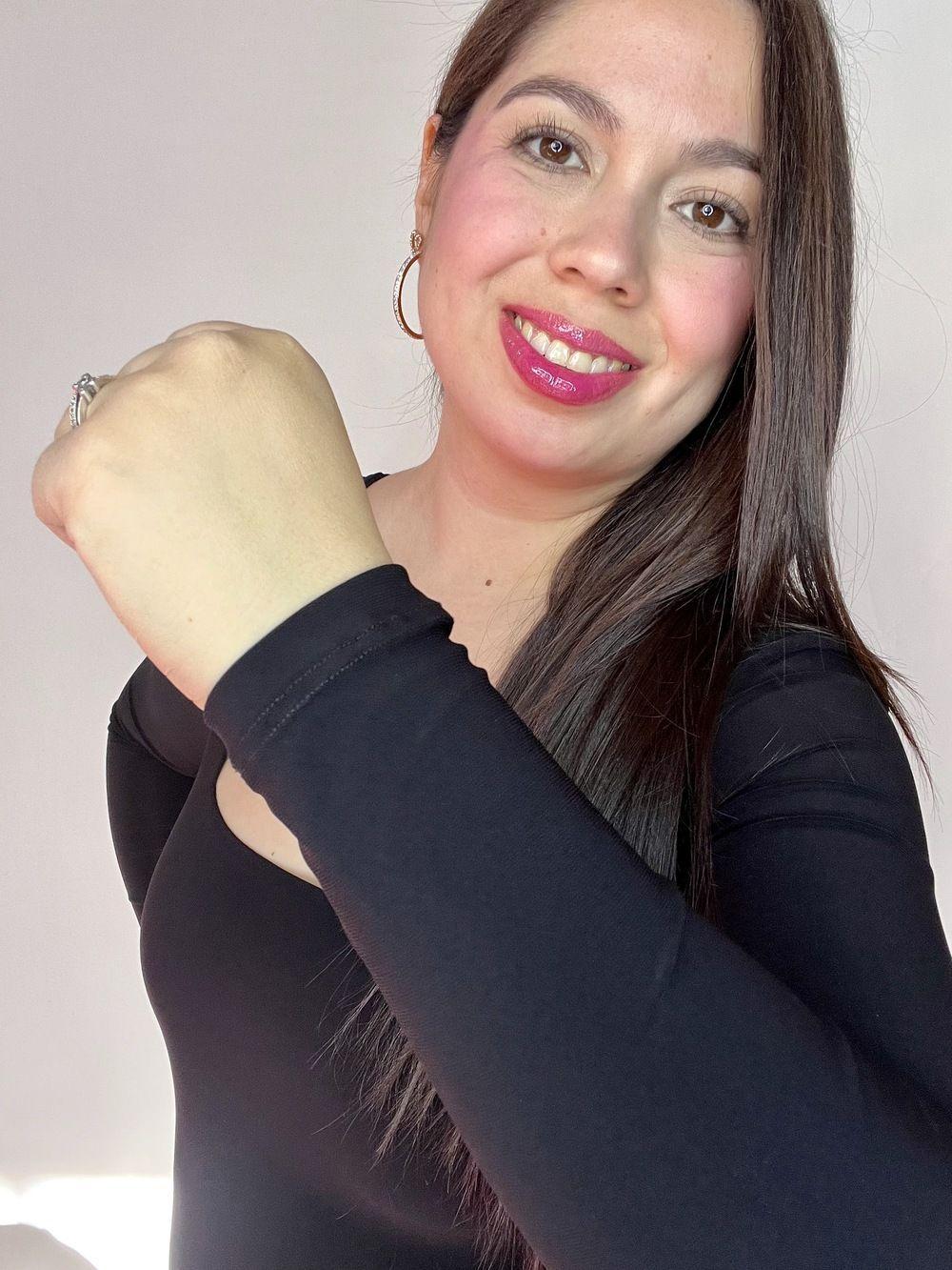Body Mujer Doble Escote Cuadrado Manga Larga Negro-6