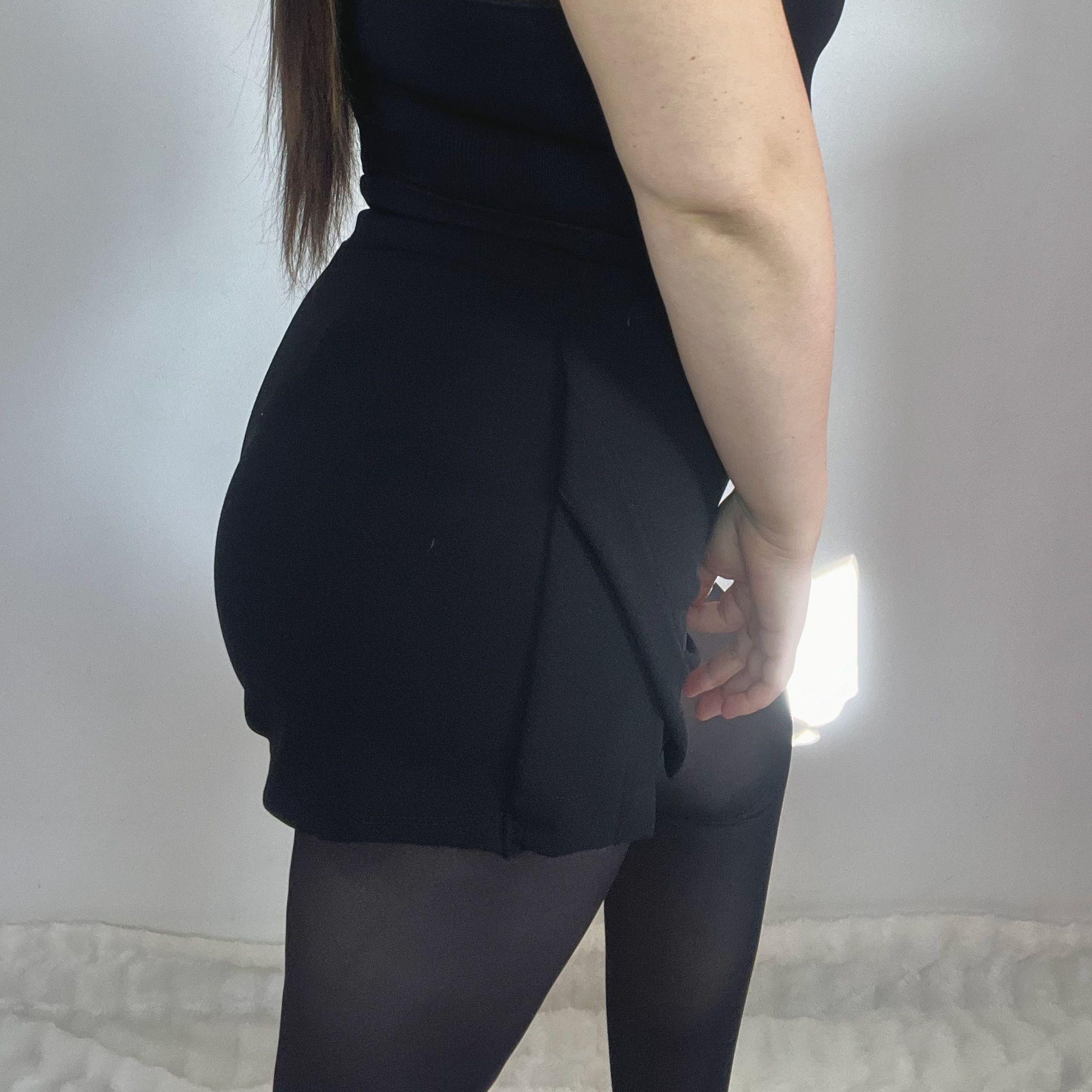 Falda Short Mujer Doble Abertura-2