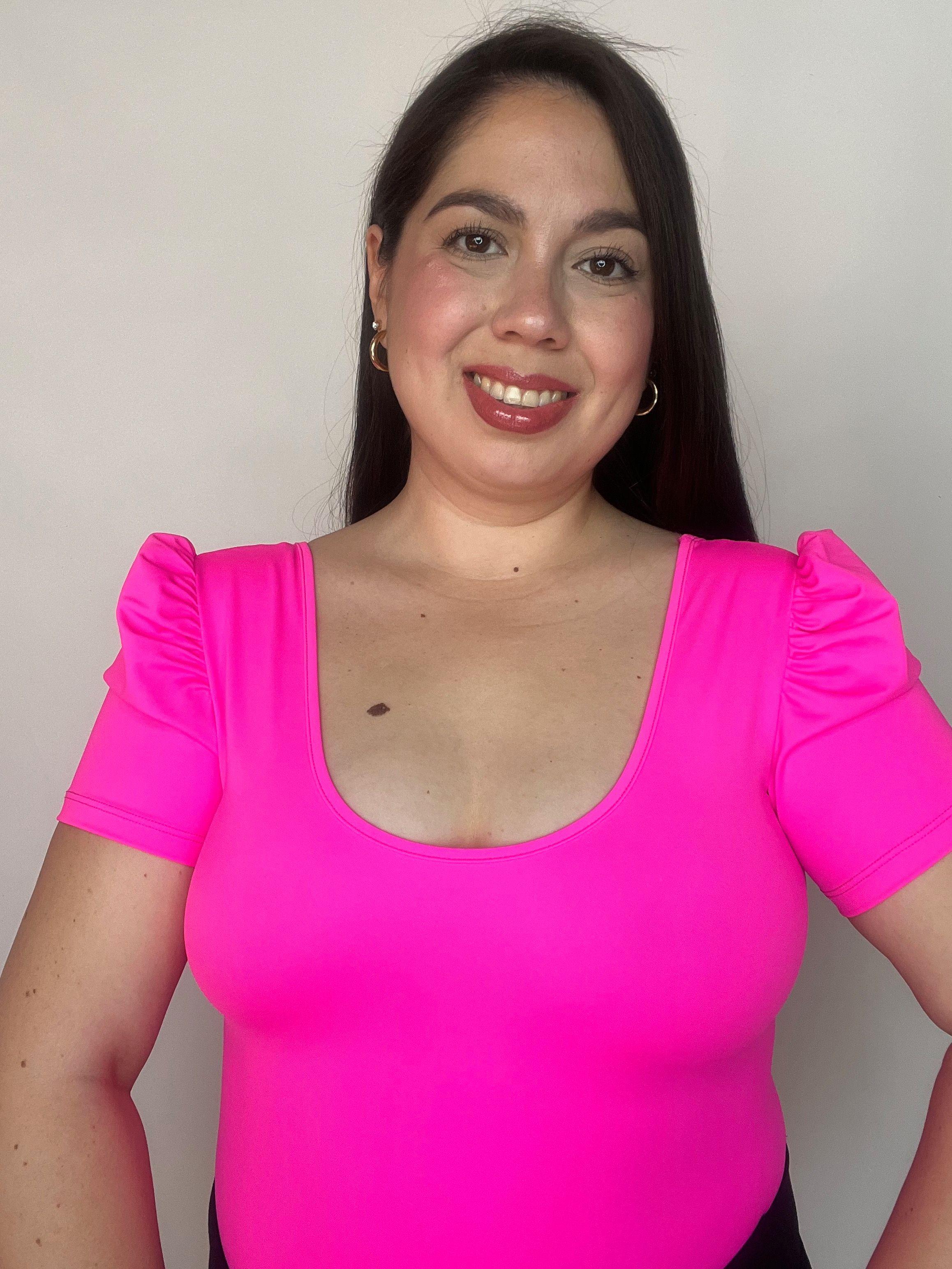 Body Mujer Escote Redondo Manga Corta Princesa-4