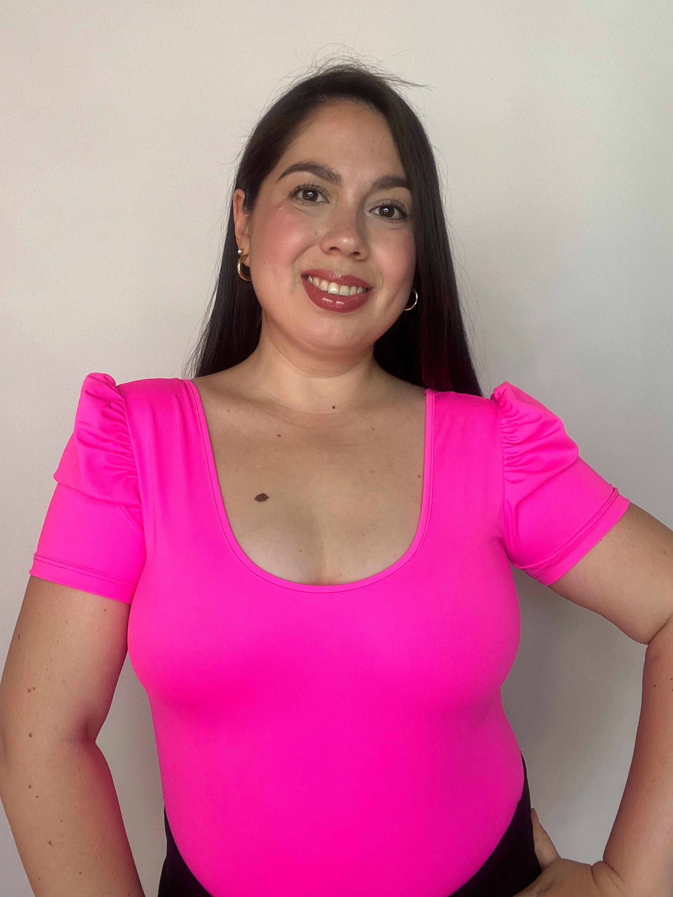 Body Mujer Escote Redondo Manga Corta Princesa-6