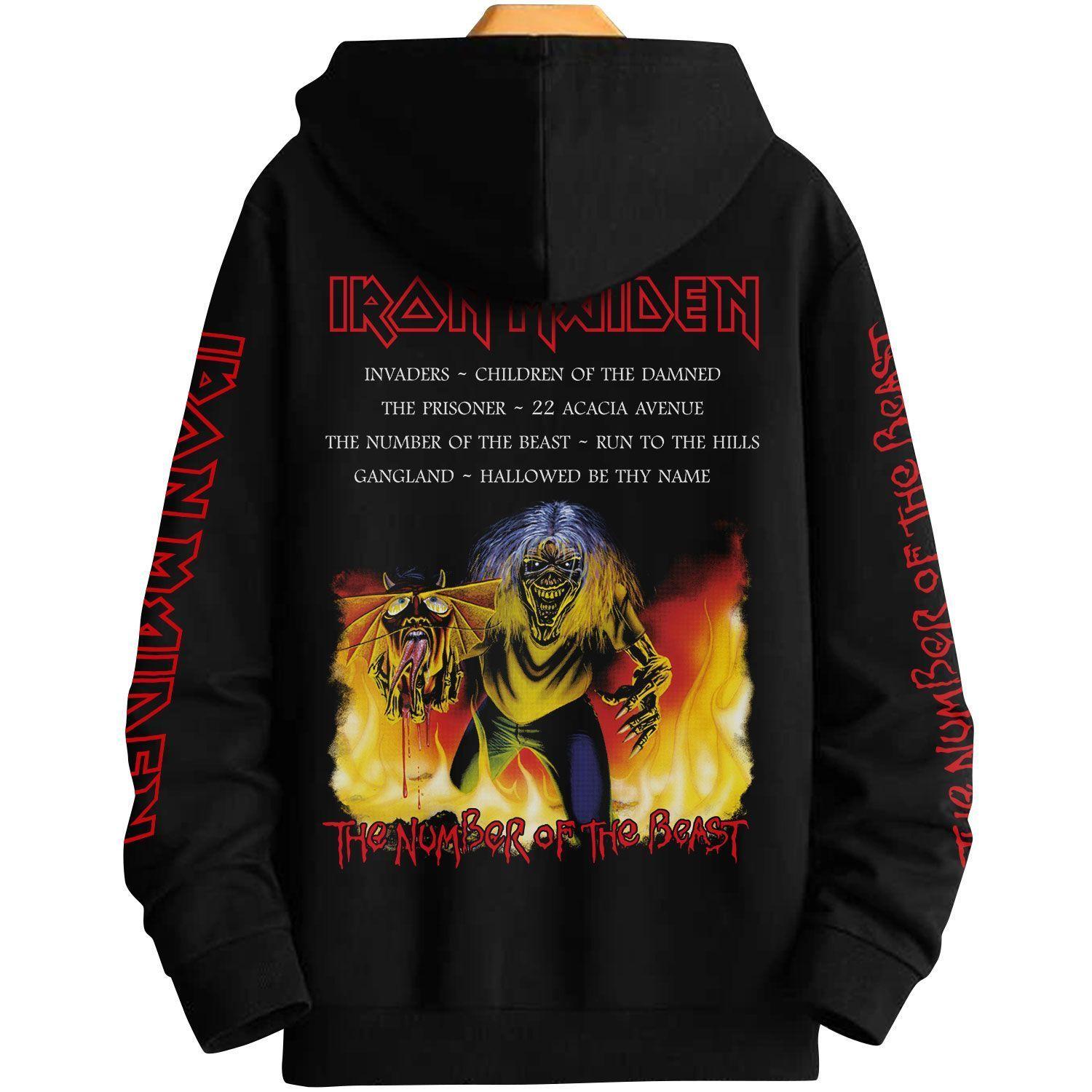 POLERON OVERSIZE IRON MAIDEN-1