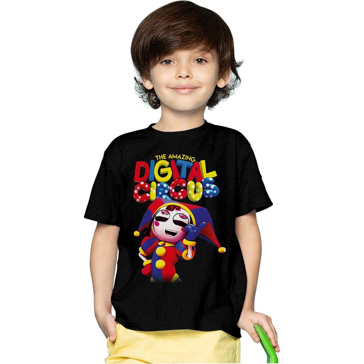 POLERA ESTAMPADA NIÑO DIGITAL CIRCUS PONMI -0