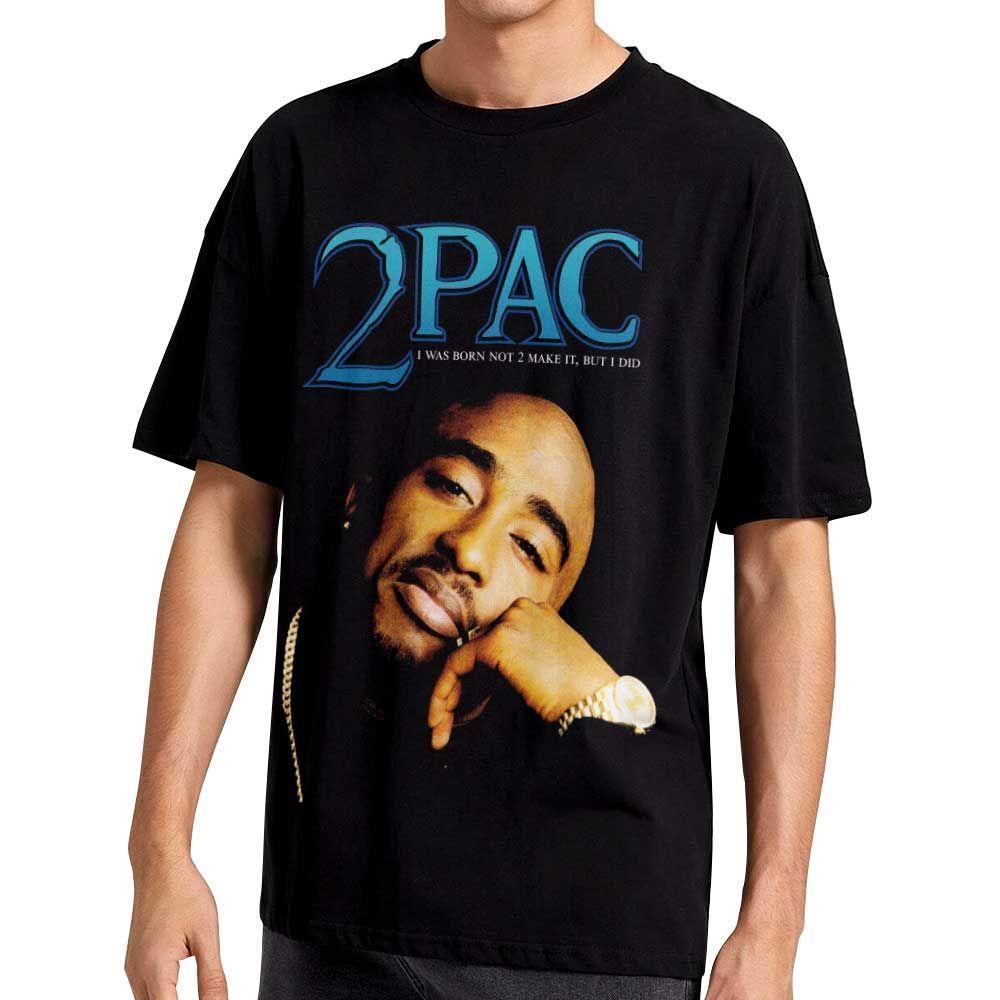 Polera hombre estampada  DTF 2PAC 118 FANShirt-0