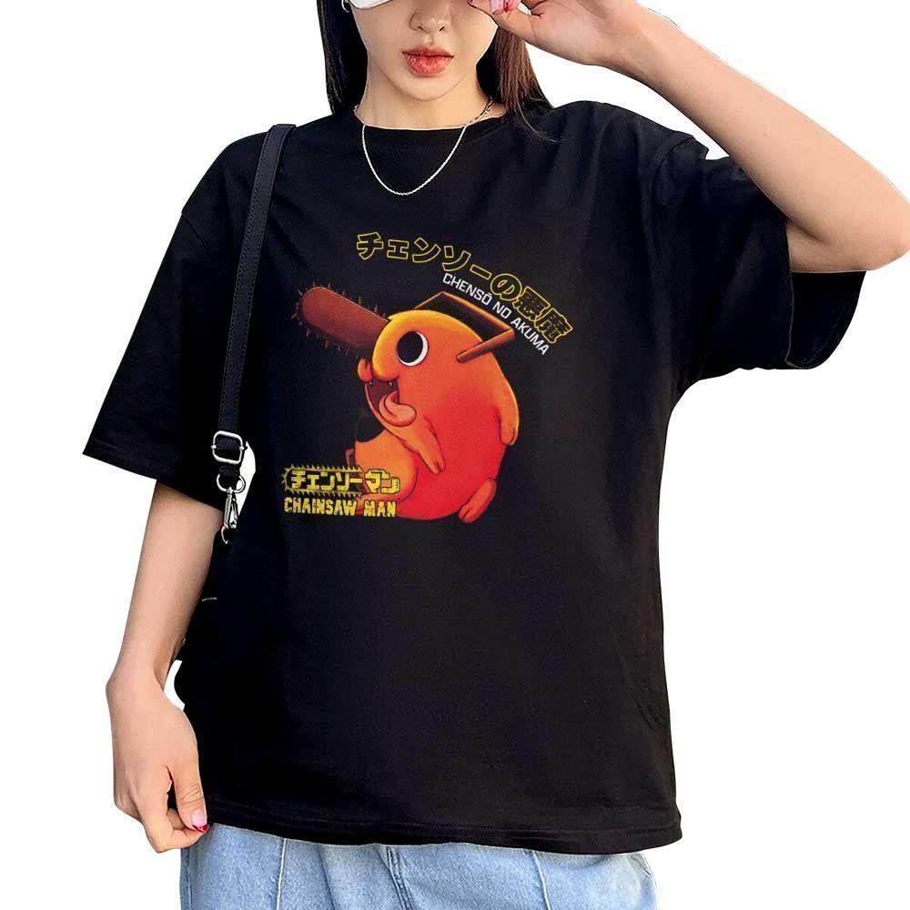 POLERA ESTMPADA CHAINSAWMAN-2