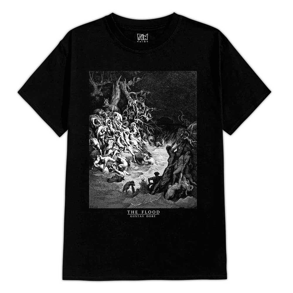 POLERA ESTAMPADA DORE GUSTAV THE FLOOD EL DILUVIO-0