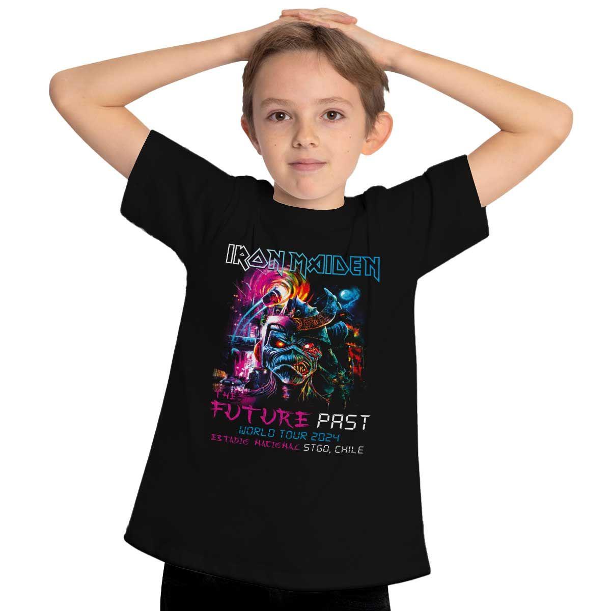POLERA ESTAMPADA NIÑO IRON MAIDEN FUTURE PAST 2024-0