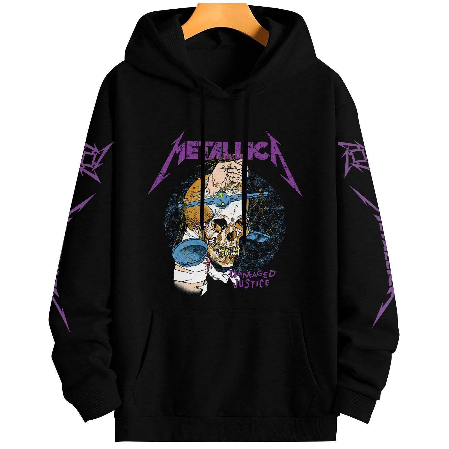 POLERON OVERSIZE METALLICA DAMAGED JUSTICE-0