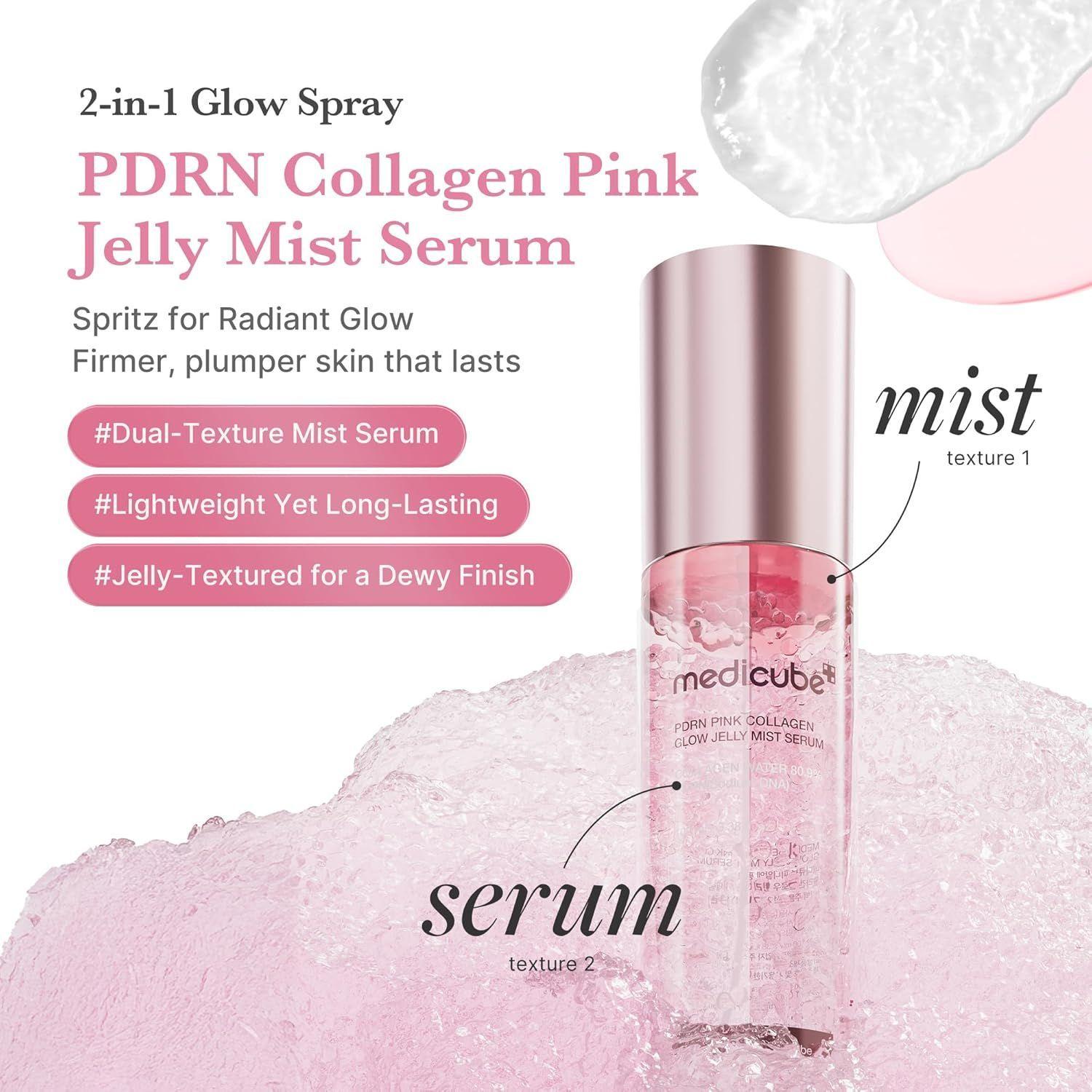 Medicube PDRN Pink Collagen Glow Jelly Mist Serum-2