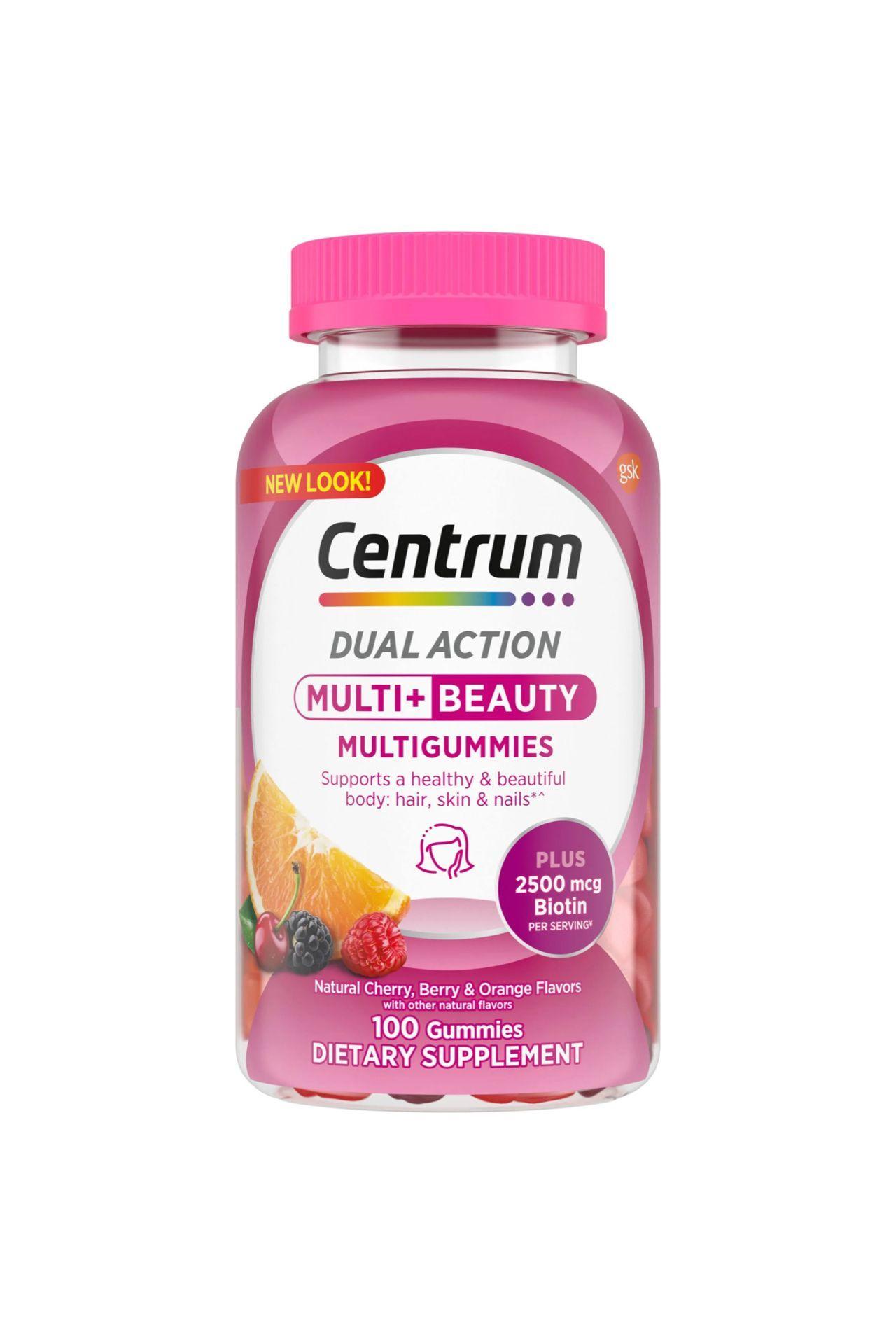 Centrum Dual Action Multi+Beauty con 2500mcg de Biotina-0
