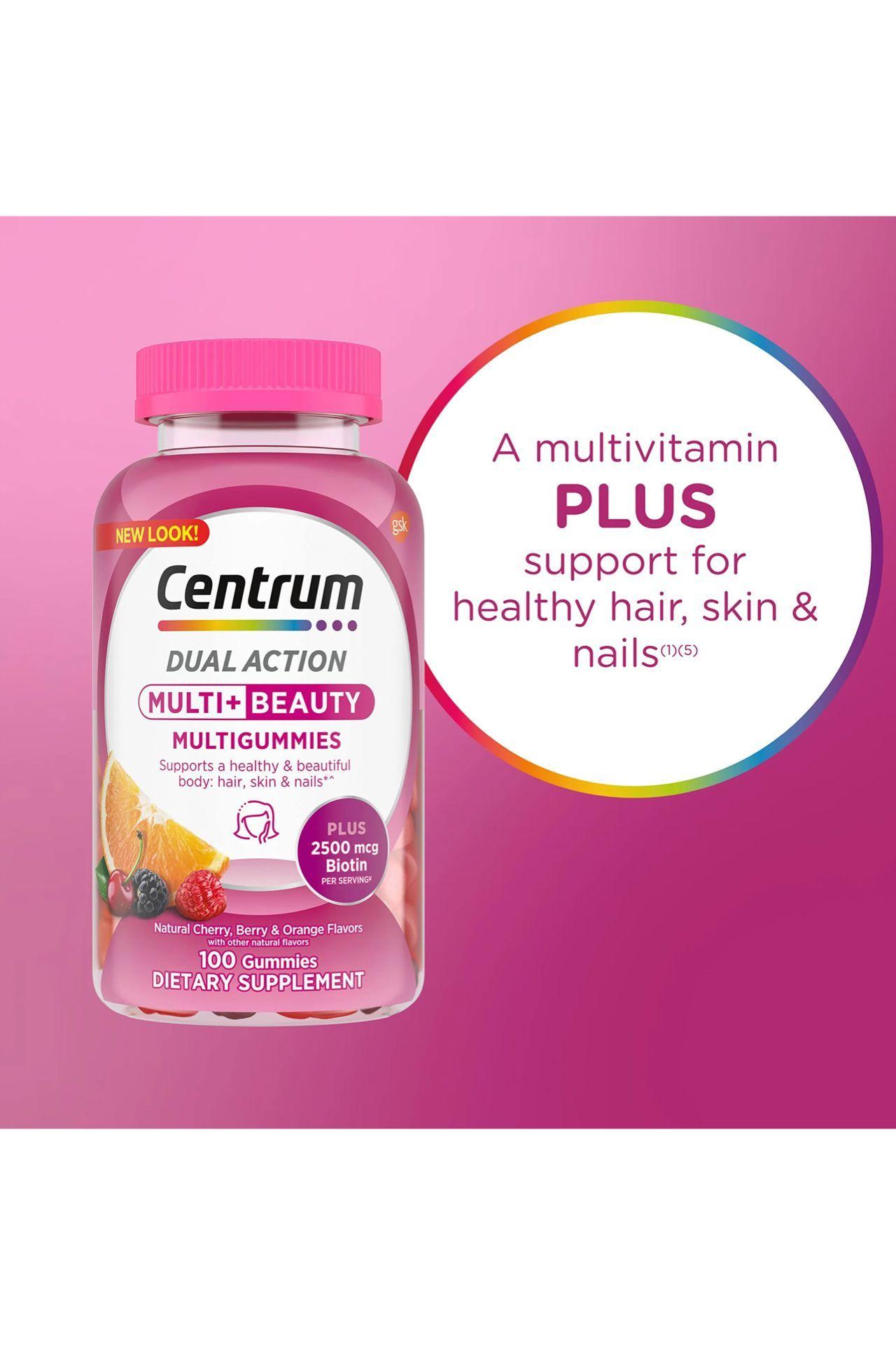 Centrum Dual Action Multi+Beauty con 2500mcg de Biotina-2
