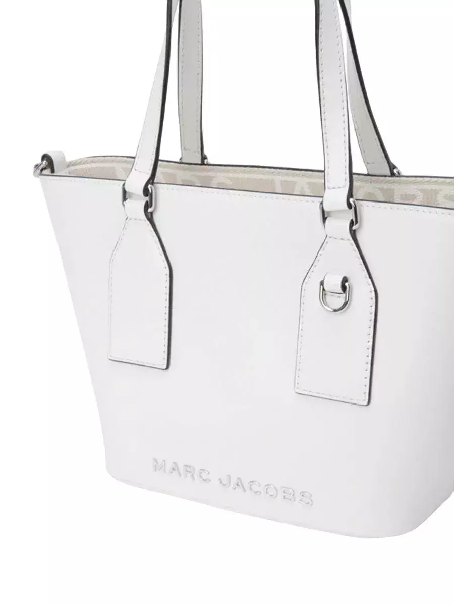 Marc Jacobs Saffiano Leather Small Tote Cotton-2