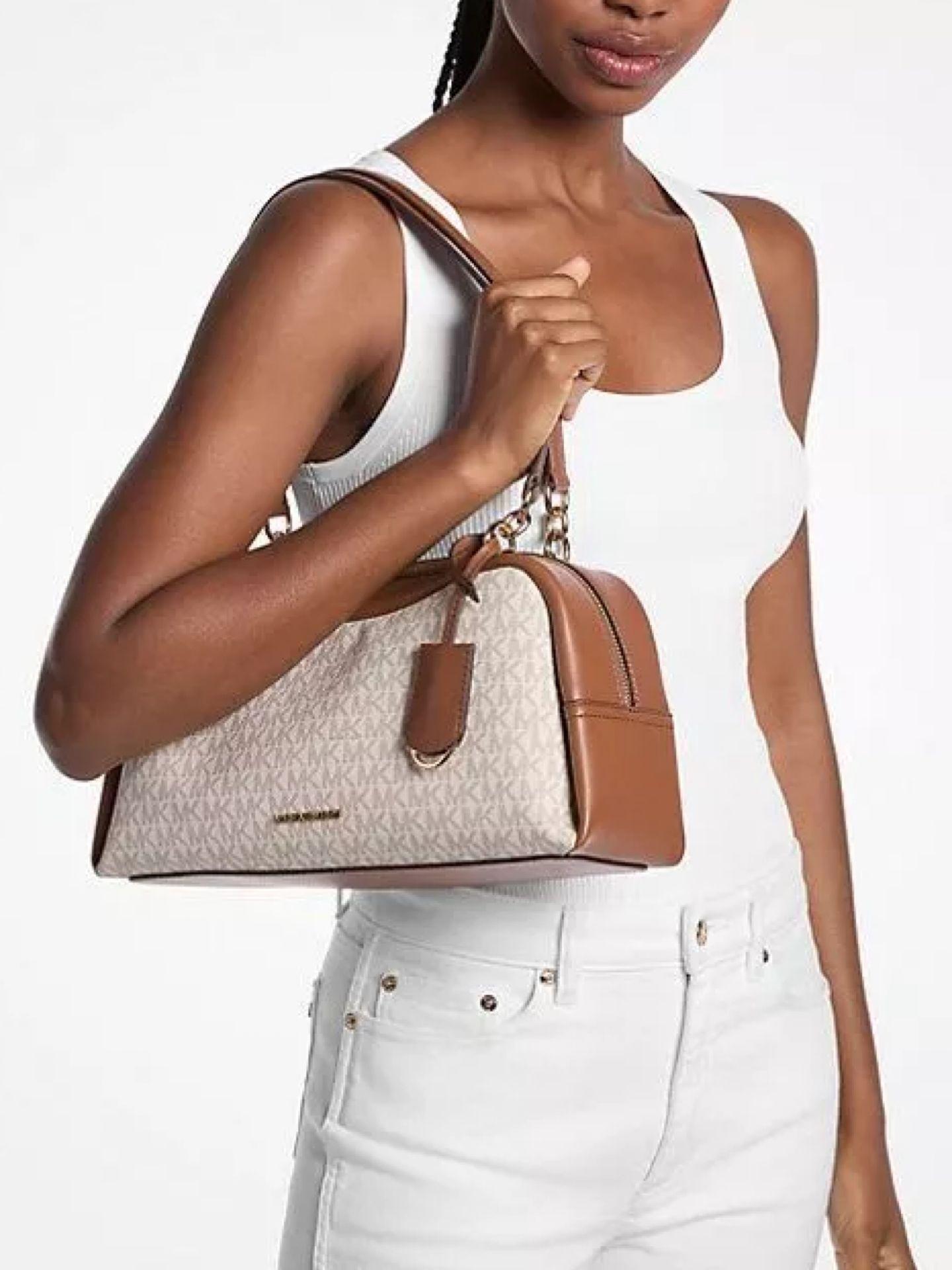 Cartera Michael Kors Cecily Medium Vanilla-2