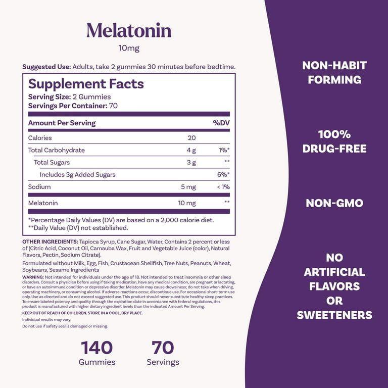 Natrol 10mg - 140 Gomitas-1