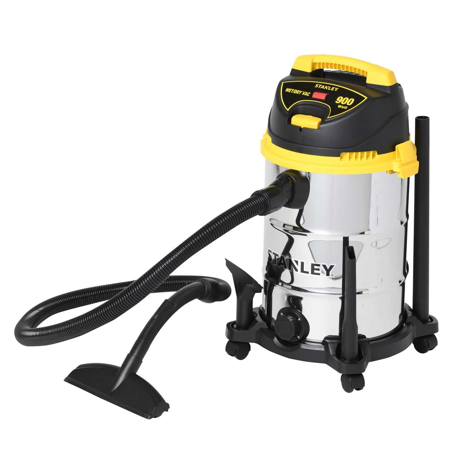 ASPIRADORA ACERO INOX 900W 30LTS STANLEY-0