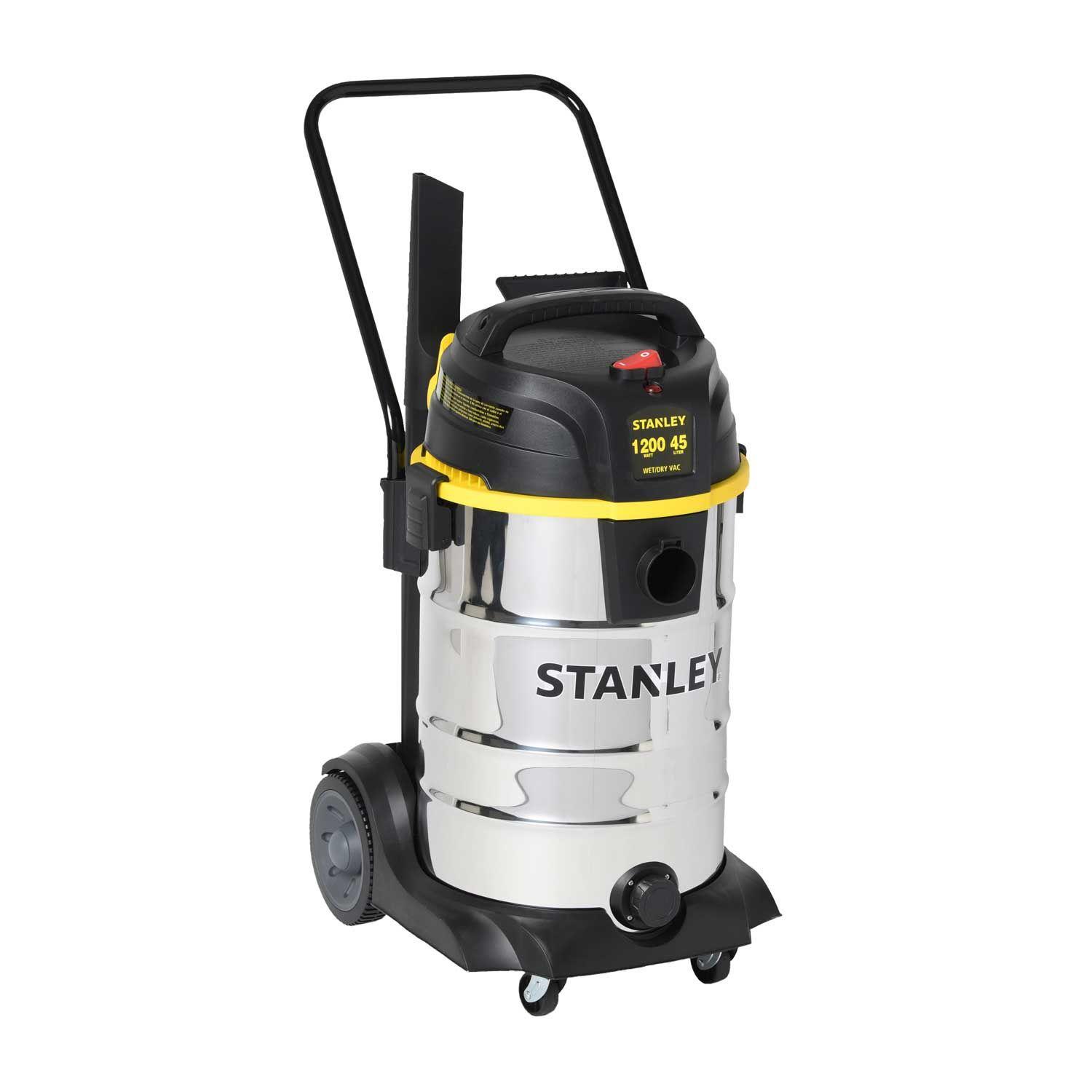 ASPIRADORA ACERO INOX 1200W 45LTS STANLEY-0