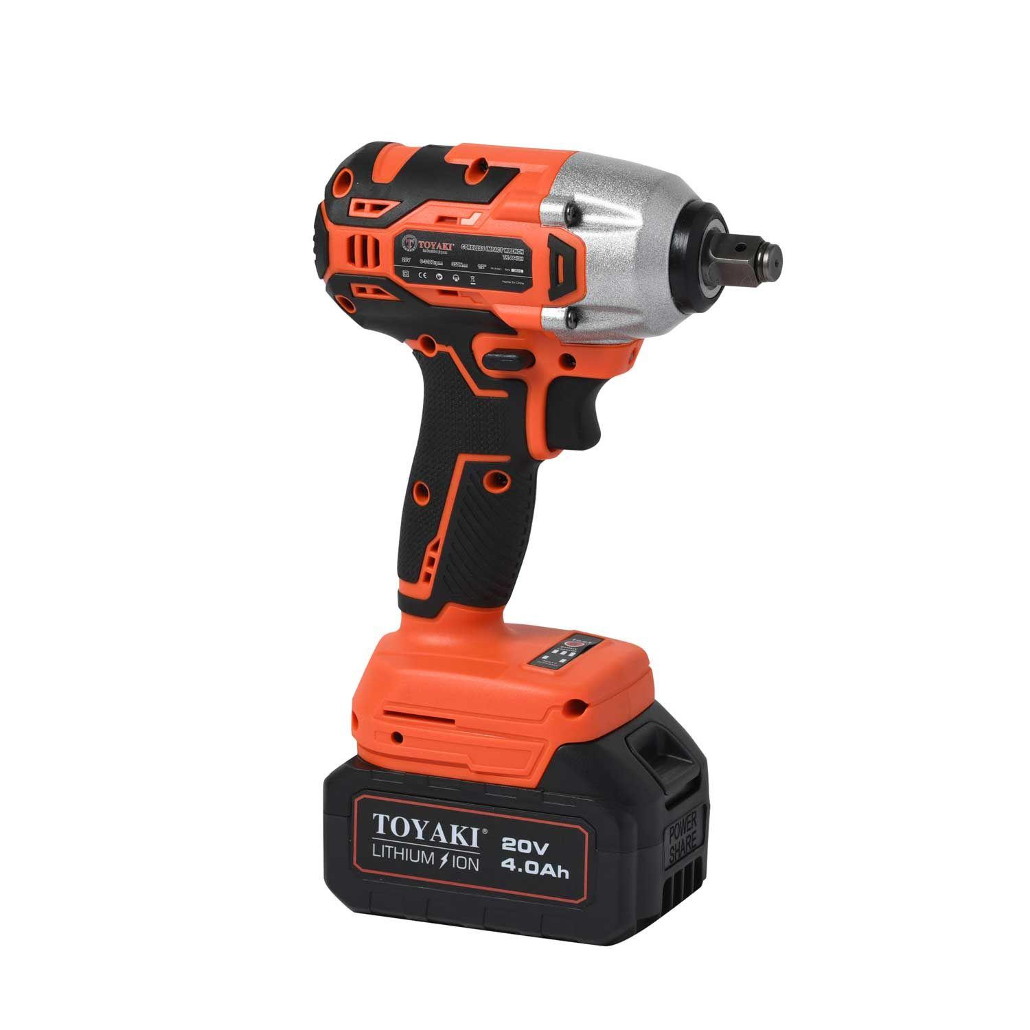 LLAVE DE IMPACTO INALAMBRICO 13MM 20V 2 BATERIAS TOYAKI-0